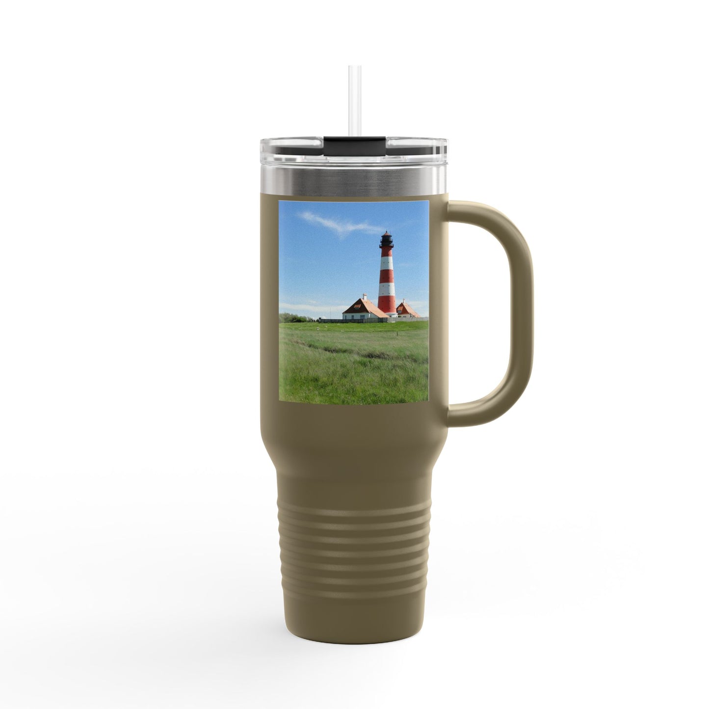 Scenic Insulated Travel Mug, 40oz | Perfect for Coffee Lovers, Outdoor Adventures, Travel Gifts, Eco-Friendly Sippers, Beach Days