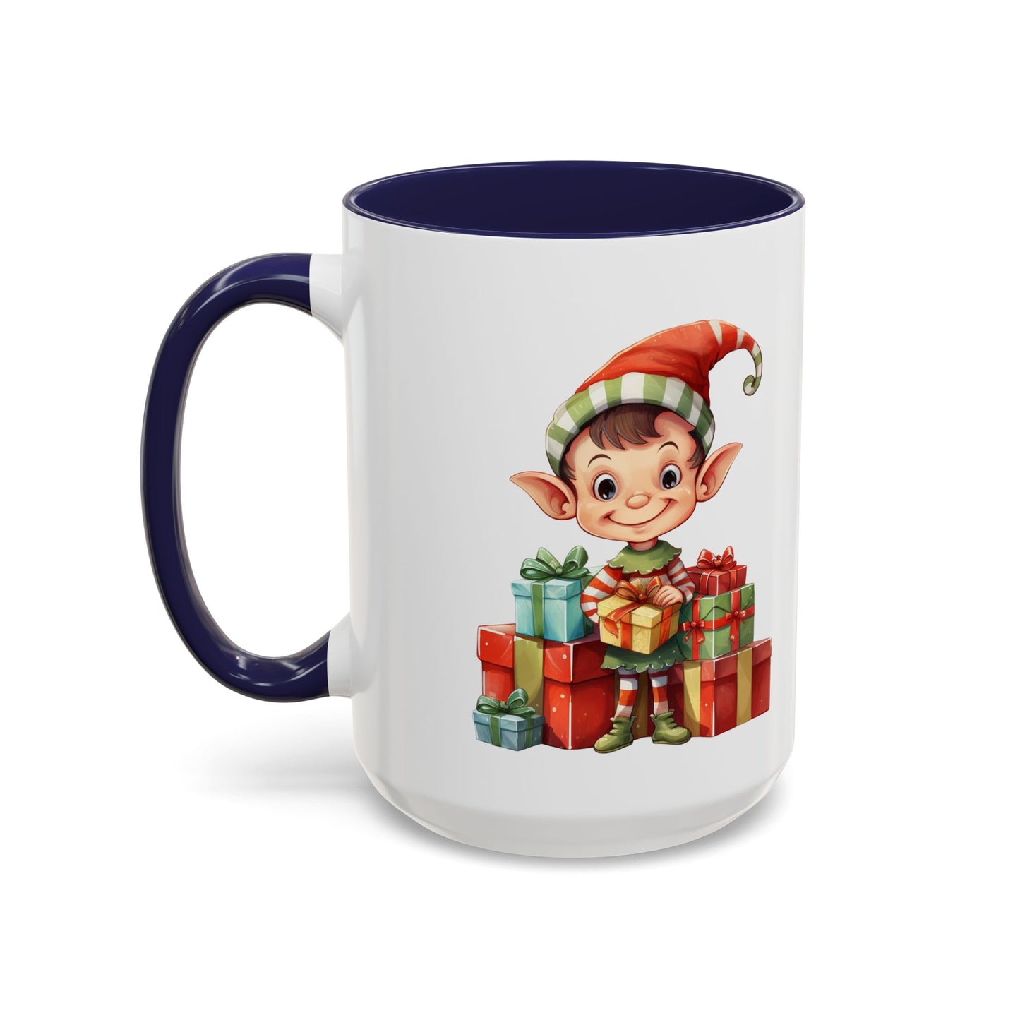 Holiday Elf Coffee Mug - Festive Gift Mug, Christmas Decor, Cute Elf Mug, Coffee Lover Gift, Winter Holiday Drinkware