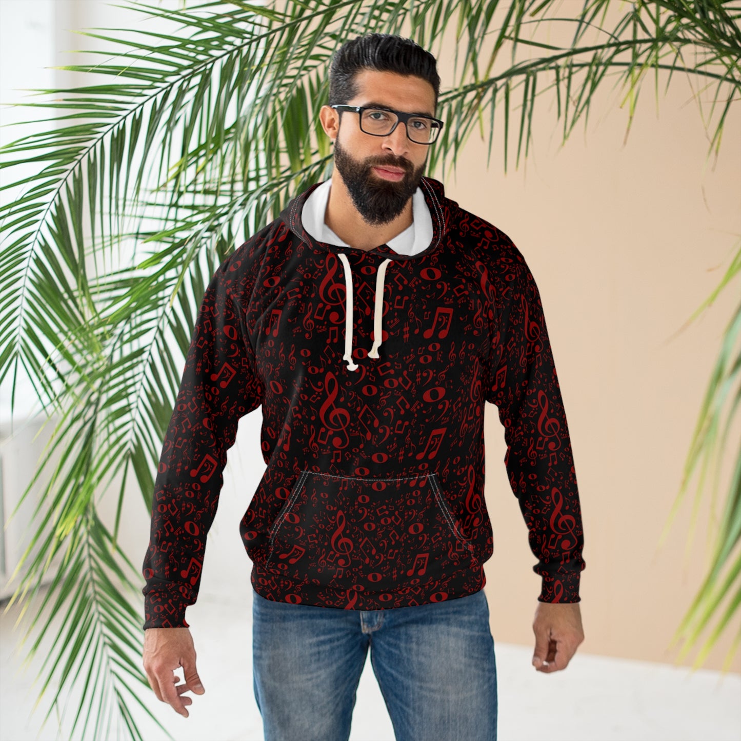 Musical Note Hoodie - Cozy Unisex Pullover, Perfect for Musicians, Music Lovers, Concerts, Gifts, Everyday Wear