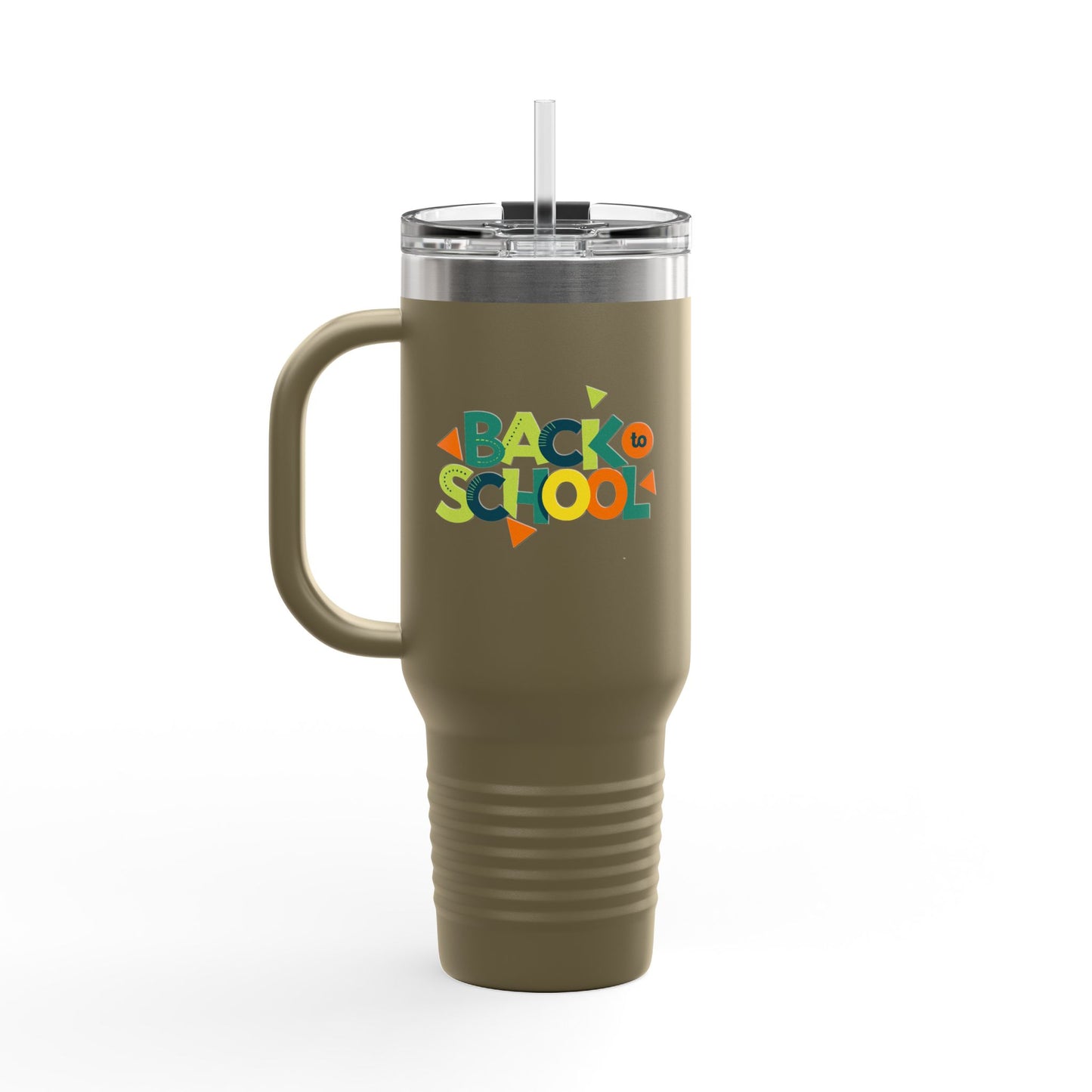Back to School Insulated Travel Mug | 40oz for Students, Teachers, Perfect Gift, Graduation, Eco-Friendly