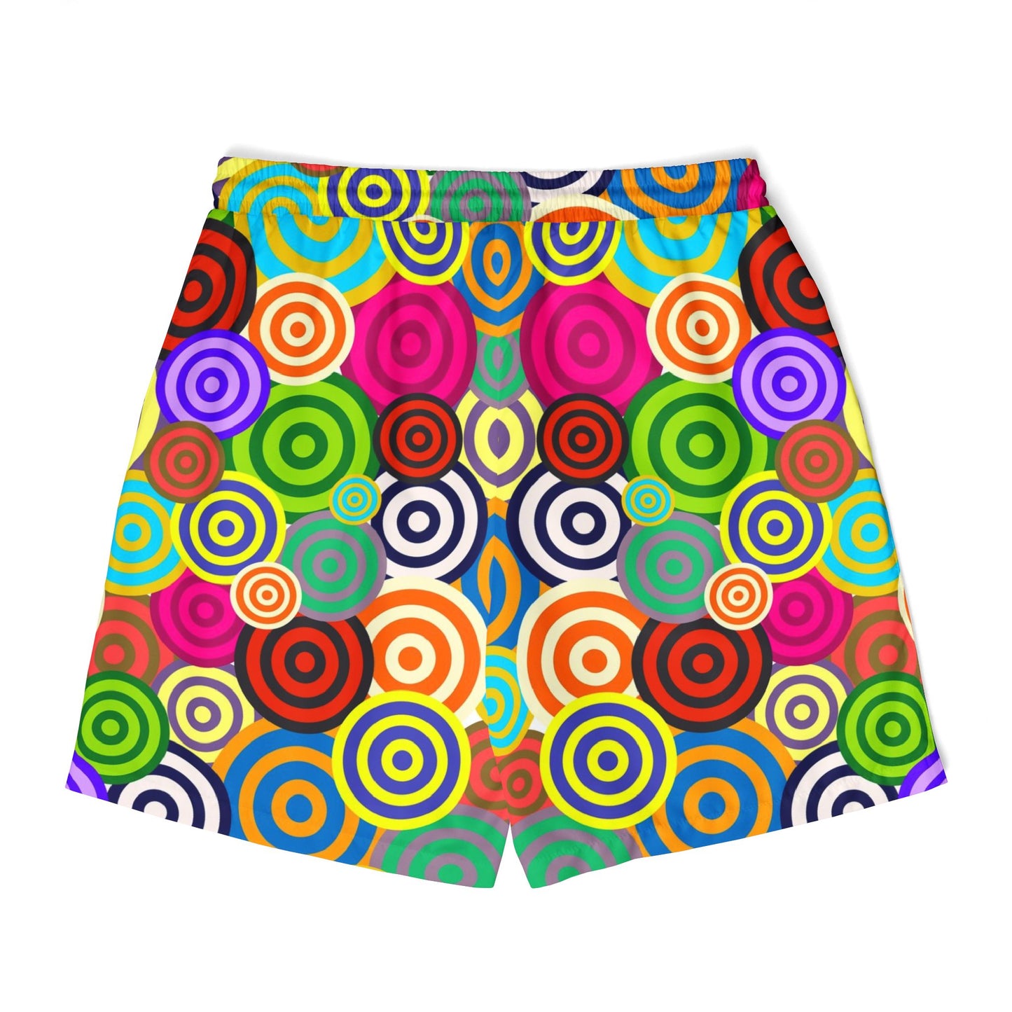 Vibrant Unisex Swim Shorts, Colorful Beachwear for Summer, Stylish Pool Party Shorts, Fun Retro Swim Trunks, Trendy Vacation Swimwear