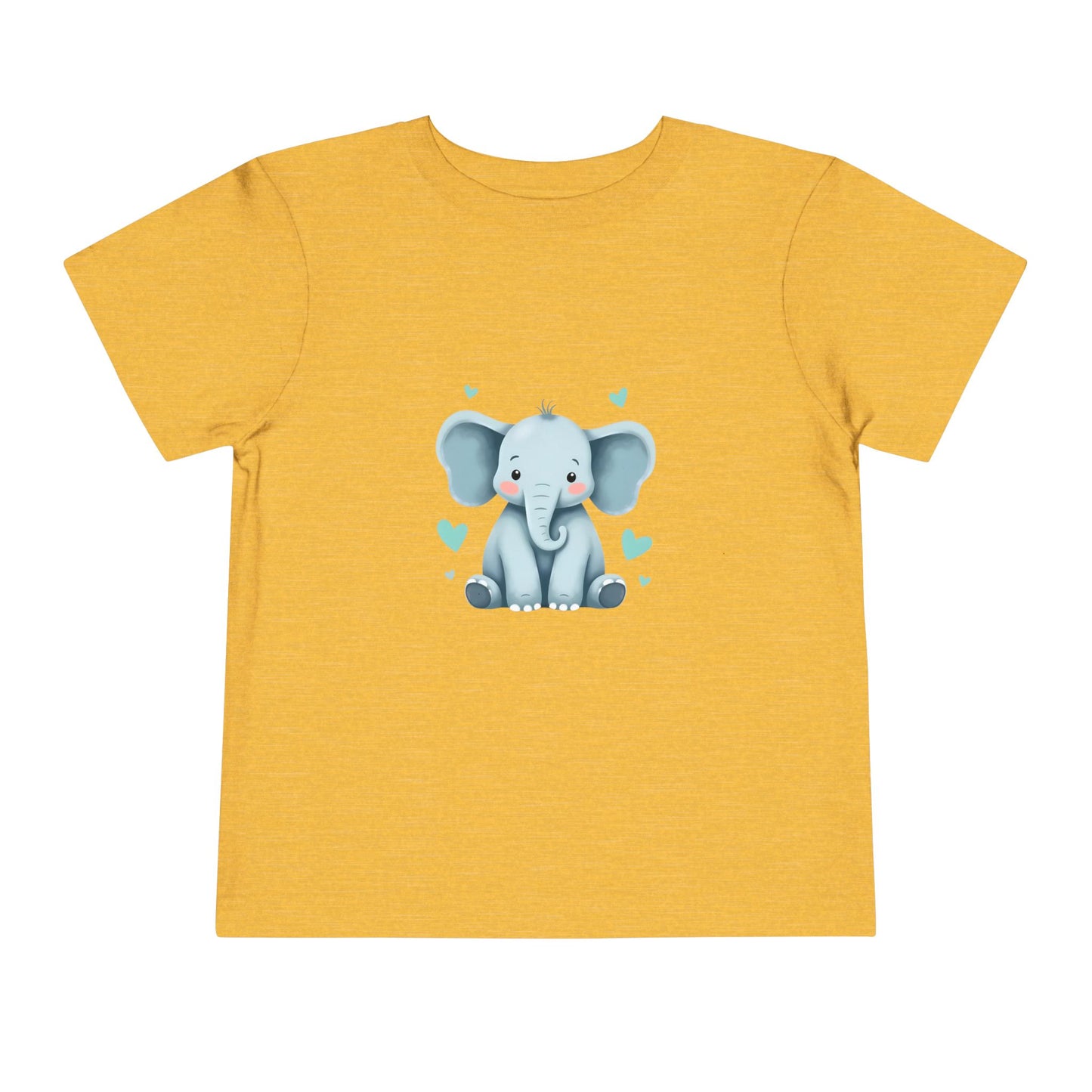 Adorable Elephant Toddler Tee, Kids Short Sleeve Shirt, Cute Baby Clothes, Elephant Lover Gift, Birthday Outfit