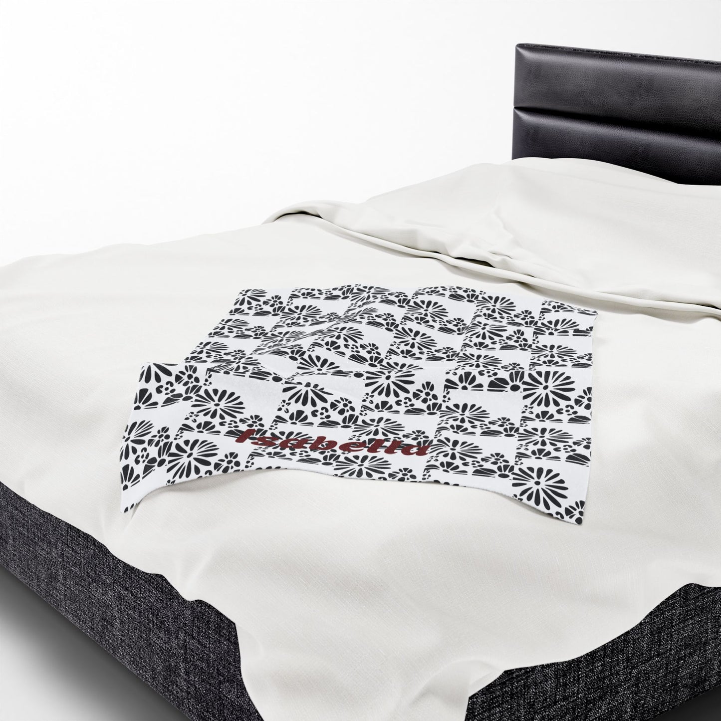Cozy Personalized Plush Blanket Sophia