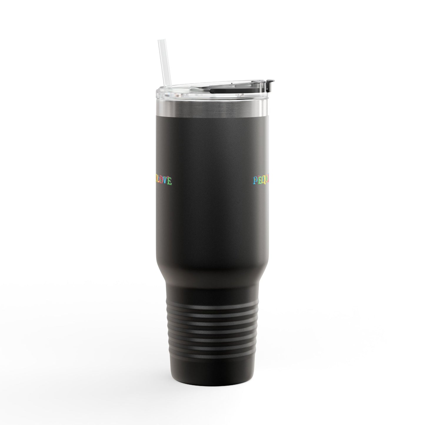 Rainbow Love Insulated Travel Mug, 40oz | Perfect Gift for Coffee Lovers | Eco-Friendly Drinkware | Travel Companion | Summer Vacation