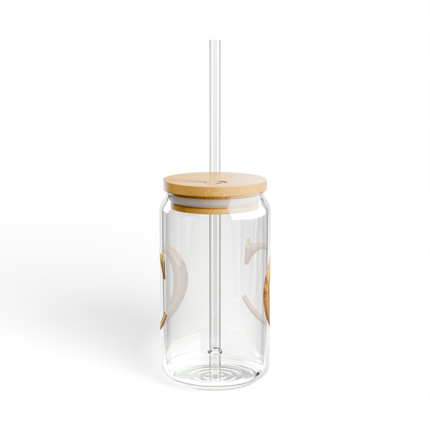Personalized Sipper Glass, 16oz Water Bottle, Eco-Friendly Drinkware, Perfect for Parties, Unique Gift Idea for Home