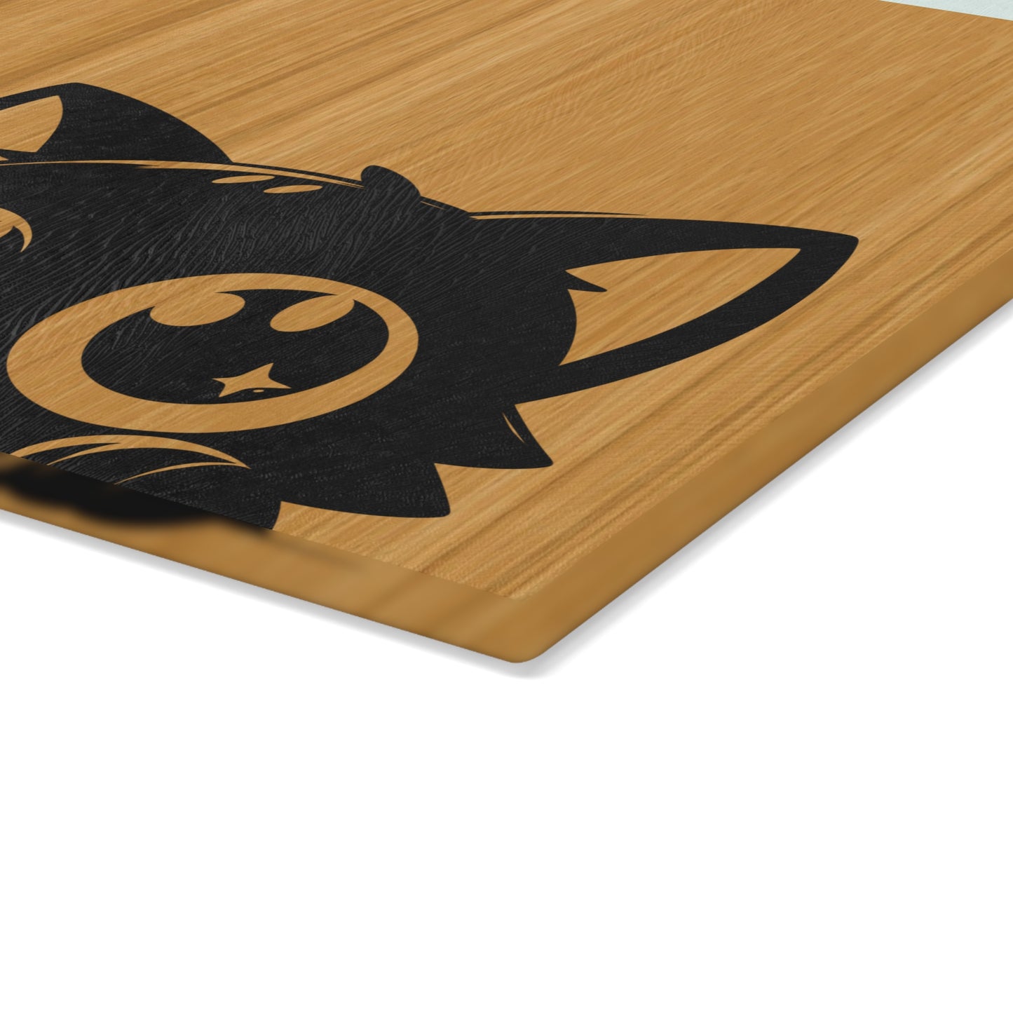 Cute Cat Glass Cutting Board, Kitchen Decor, Gift for Cat Lovers, Unique Kitchenware, Cooking Accessory, Pet-themed Housewarming Gift