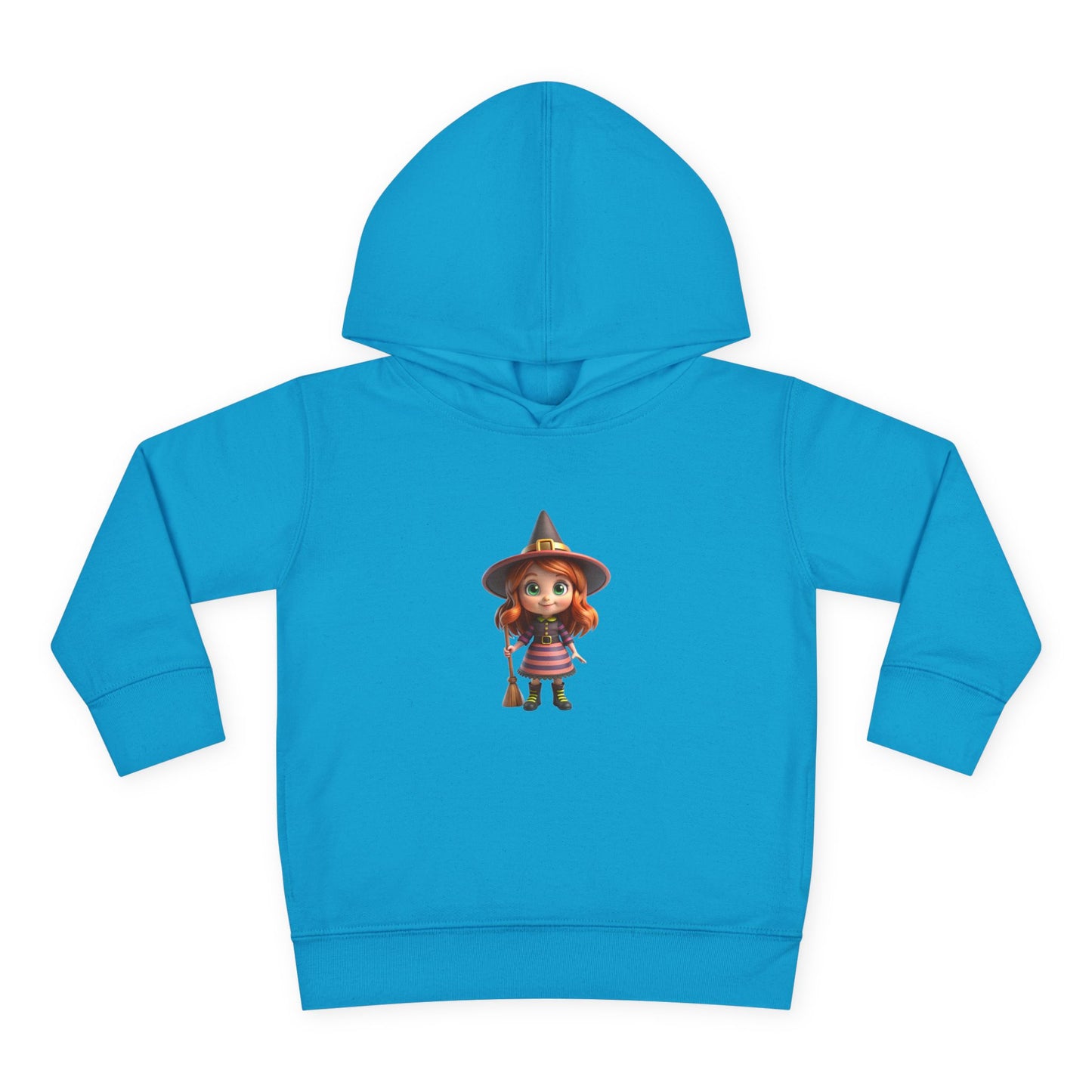 Toddler Witch Fleece Hoodie, Cute Kids Pullover, Halloween Costume, Cozy Toddler Apparel, Spooky Season Gear, Gift for Little Ones