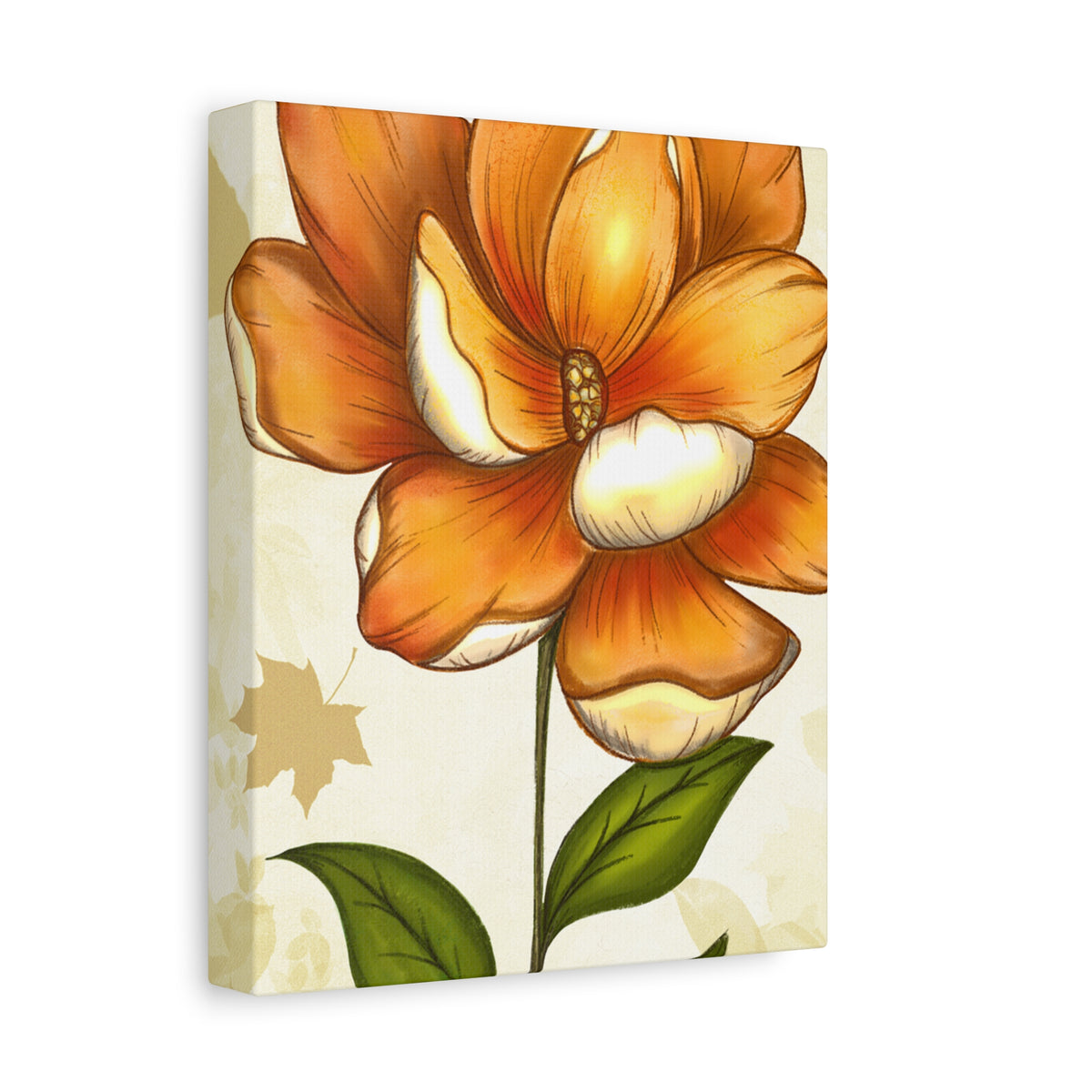 Copy of Matte Canvas, Stretched, 1.25" Tulips Pink and Purple Flowers