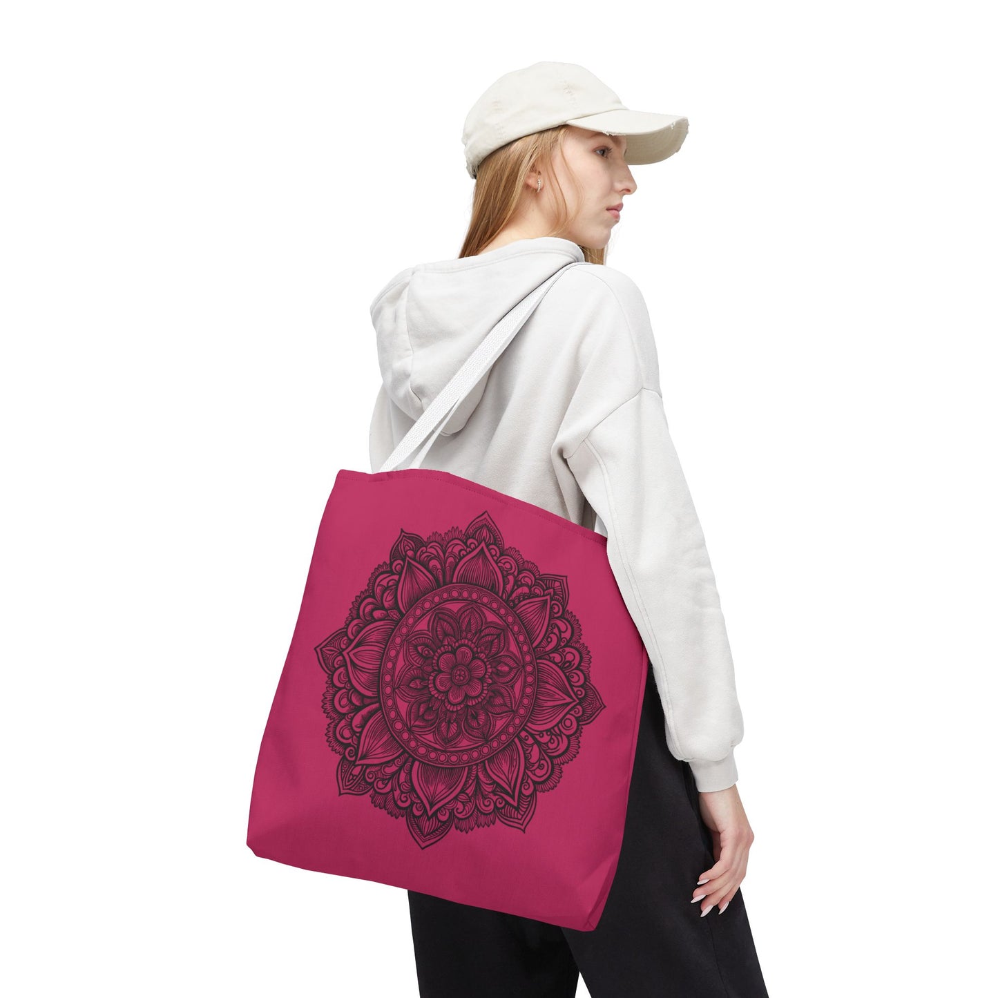 Mandala Tote Bag, Bohemian Style Bag, Eco-Friendly Shopping Bag, Gift for Her, Yoga Lover Tote