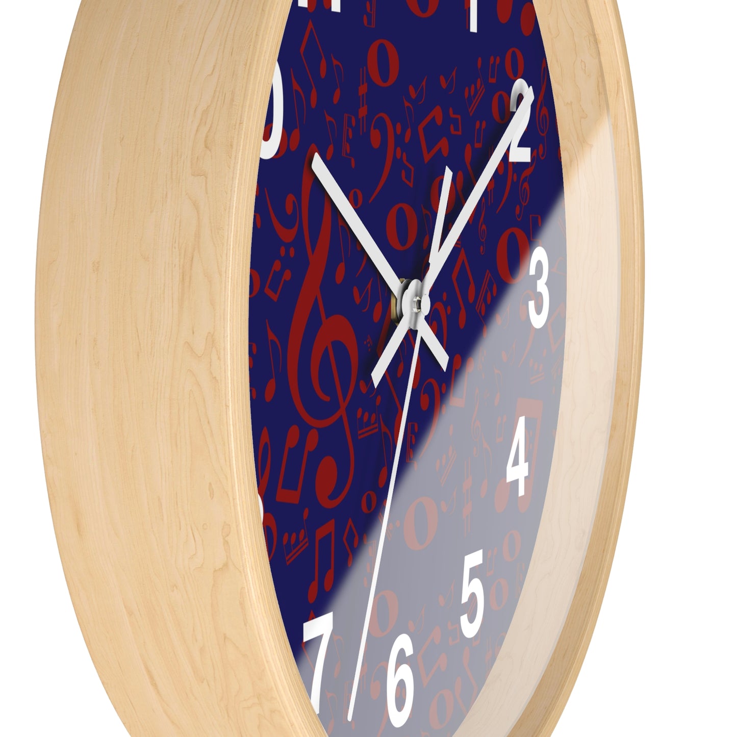 Musical Notes Wall Clock - Perfect Gift for Music Lovers, Home Decor, Unique Clock, Musician Gift, Music-themed Wall Art