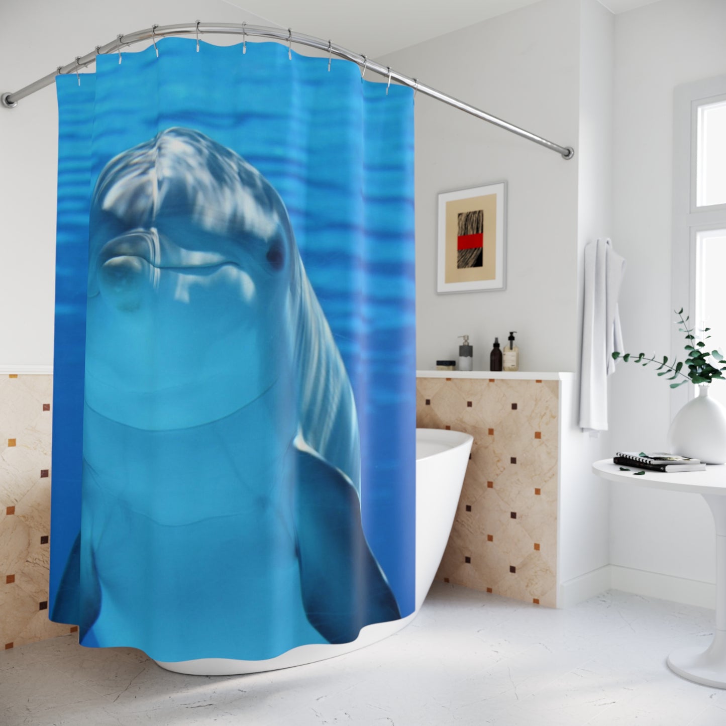 Shower Curtains dolphin