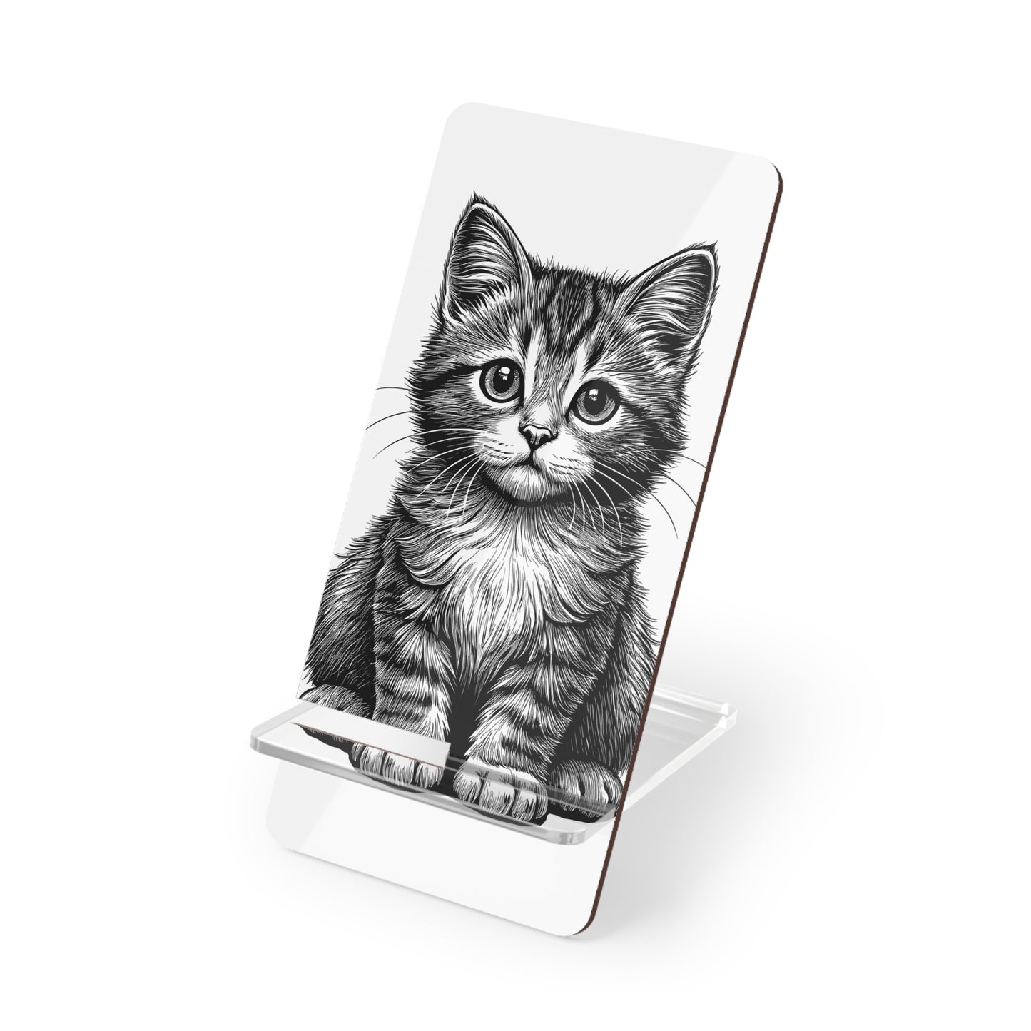 Cute Cat Mobile Display Stand, Smartphone Holder, Cat Lover Gift, Desk Organizer, Pet Lover Decor