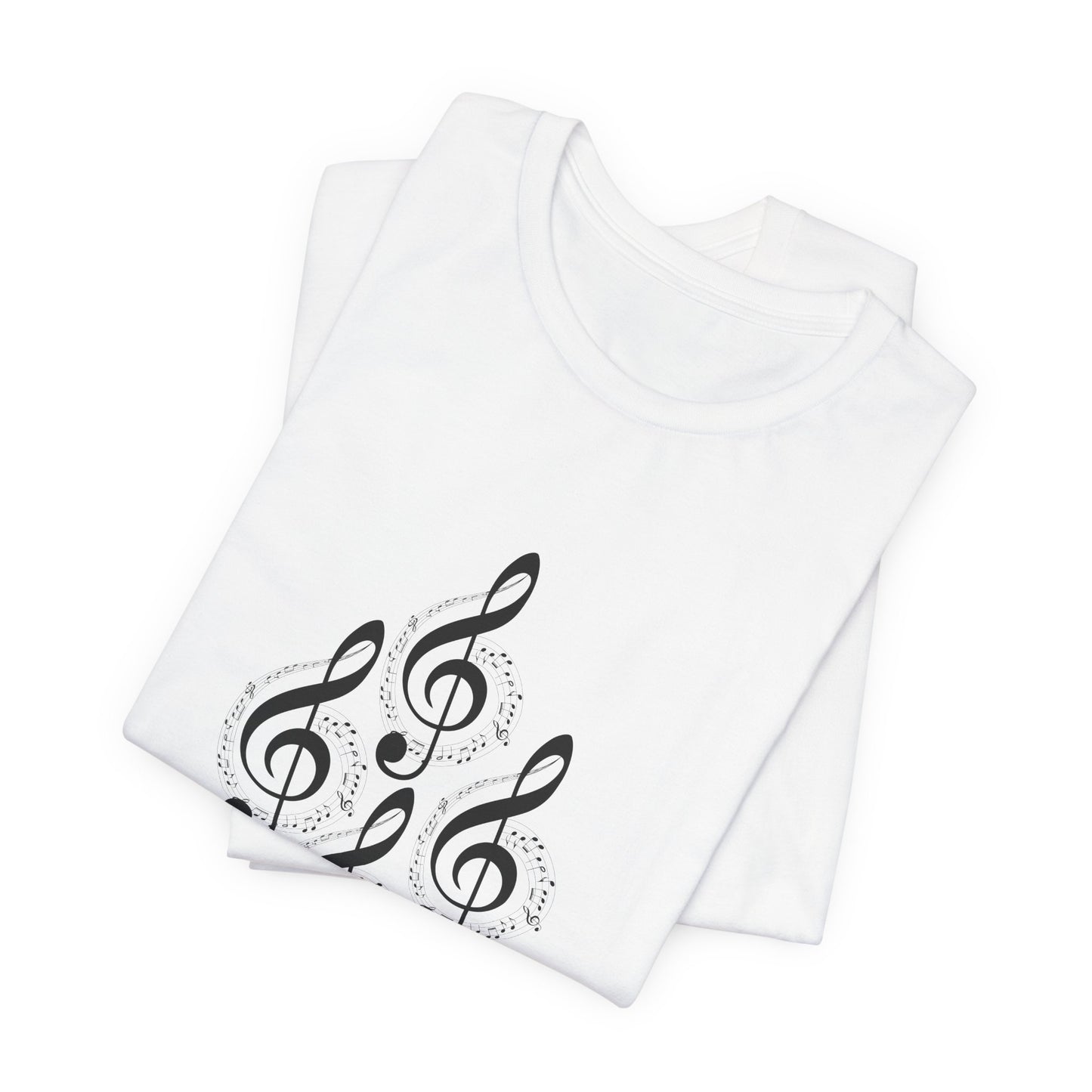 Musical Notes Tee - Perfect for Music Lovers, Casual Wear, Concerts, Festivals, Unique Gift Idea