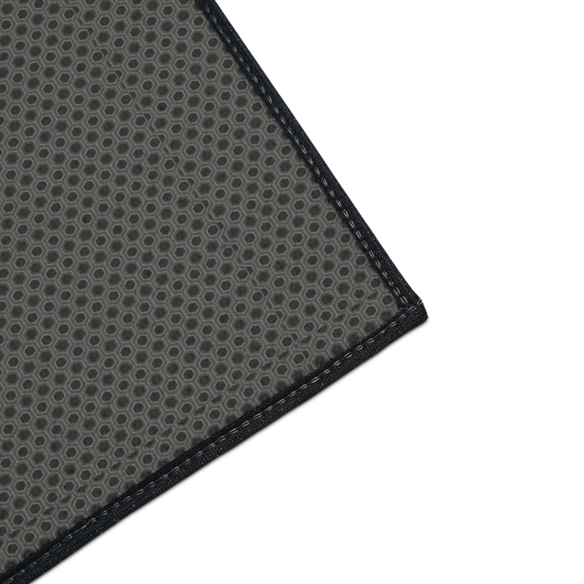 Gray and Gold Monogram Z Heavy-Duty Floor Mat