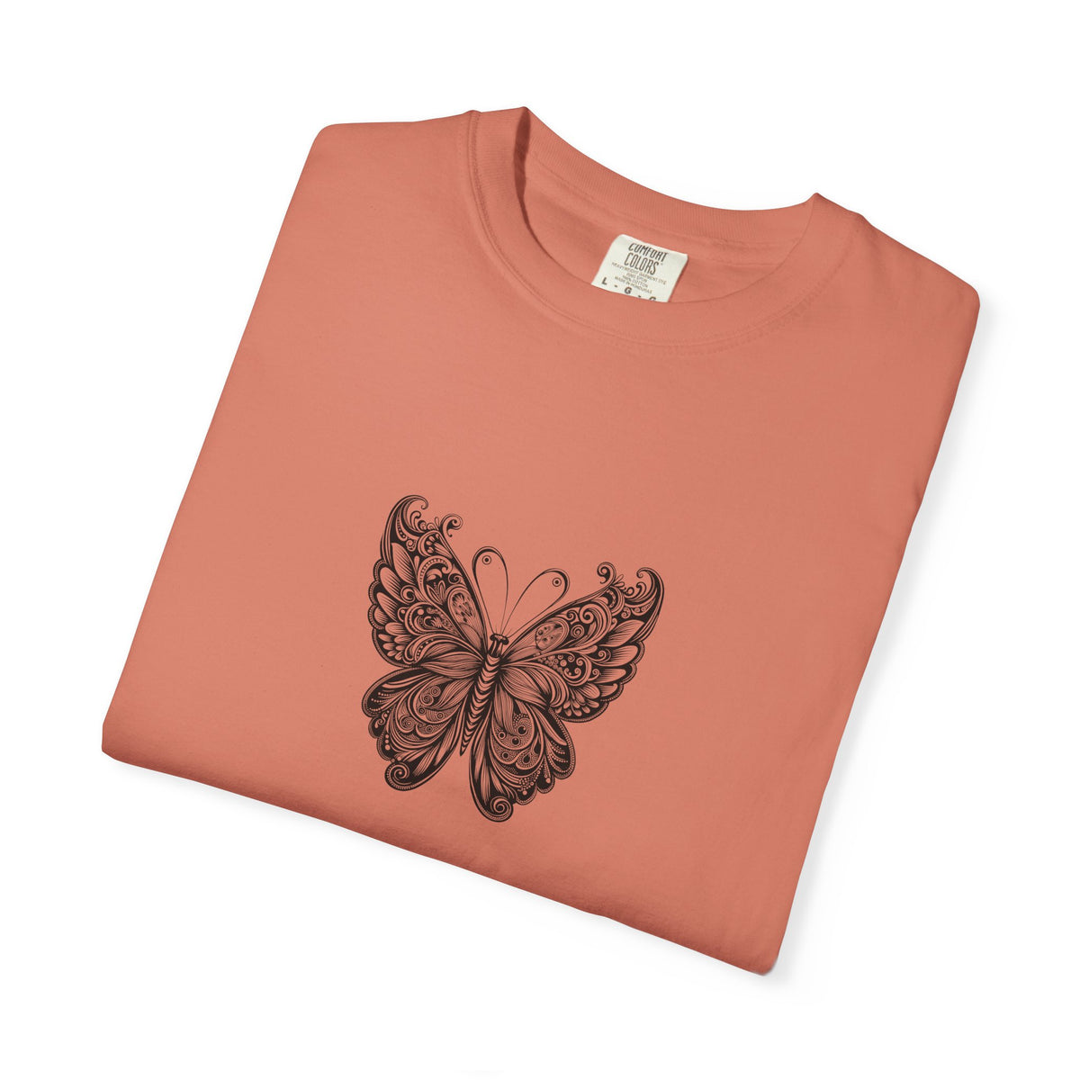 Bohemian Butterfly T-shirt, Unisex Clothing, Nature Inspired Tee, Gift for Her, Casual Wear, Summer Fashion