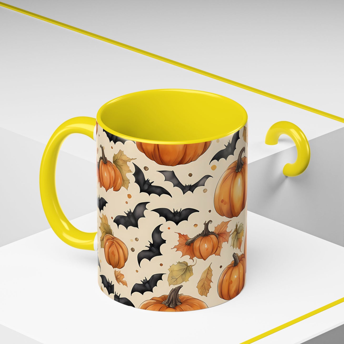 Pumpkin Halloween Coffee Mug, Fall Decor Mugs, Spooky Halloween Gifts, Autumn Drinkware, Seasonal Coffee Cups