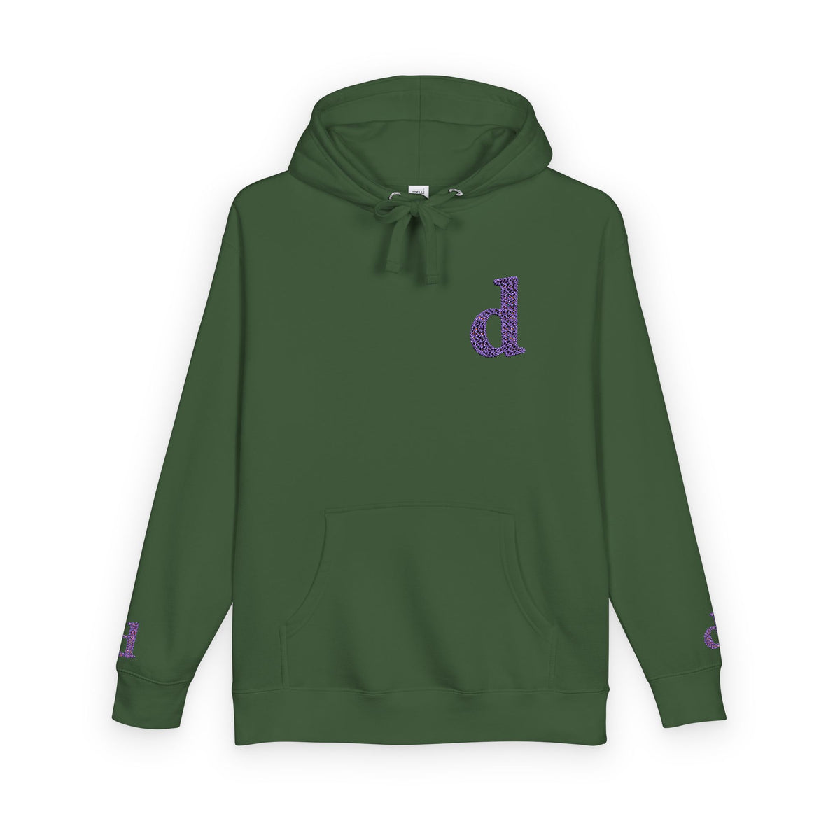 Floral Initial Unisex Fleece Hoodie | Cozy Casual Wear, Gifts for Her, Monogrammed Hooded Sweatshirt, Fall Fashion, Birthday Present