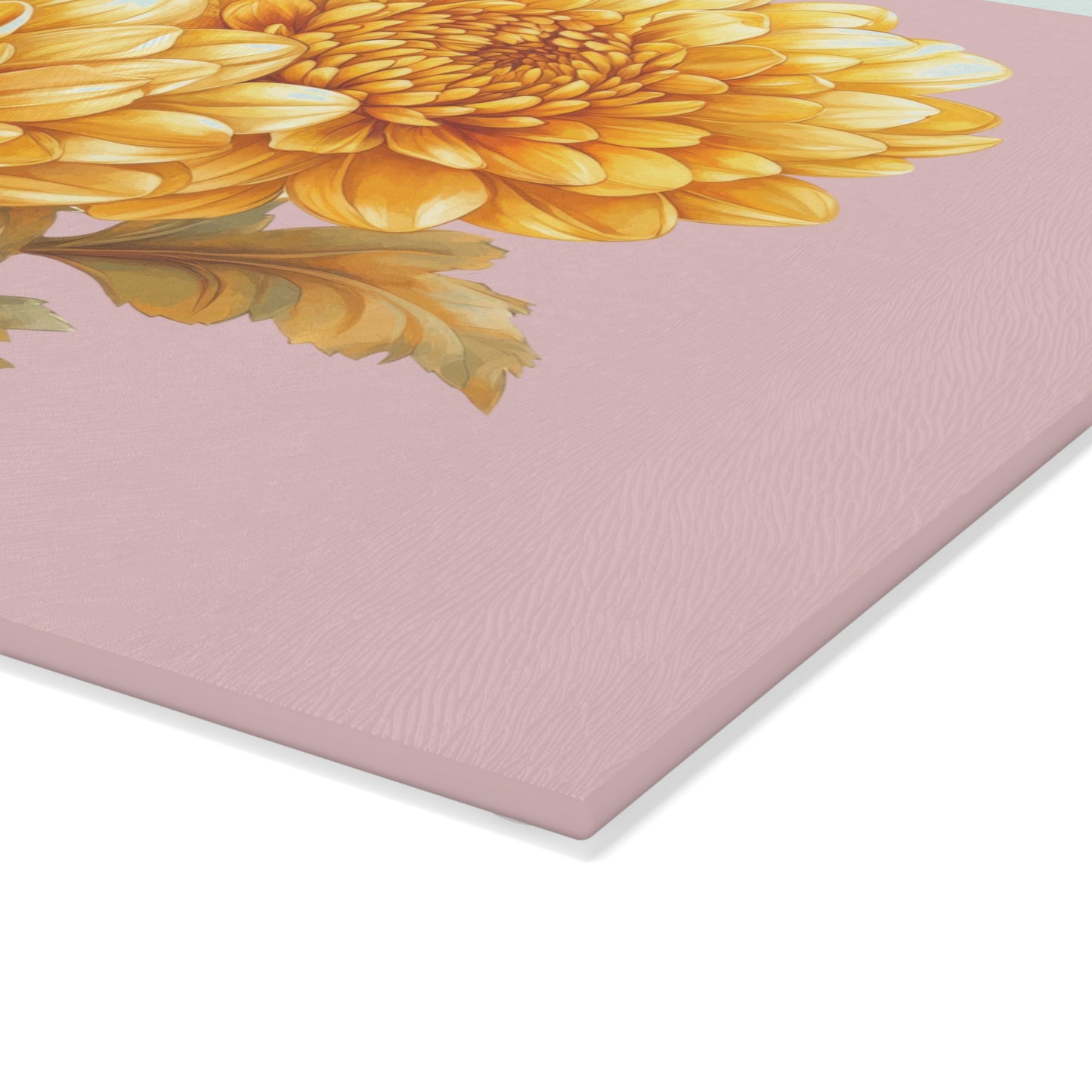 Floral Elegance Glass Cutting Board - Perfect Kitchen Decor, Gift for Bakers, Mother's Day, Housewarming, and Floral Lovers