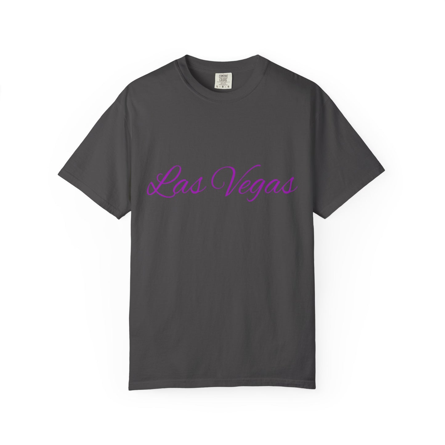 Las Vegas Floral Unisex Garment-Dyed T-Shirt | Vacation Tee, Travel Shirt, Summer Outfit, Gift for Travelers, Retro Las Vegas Design