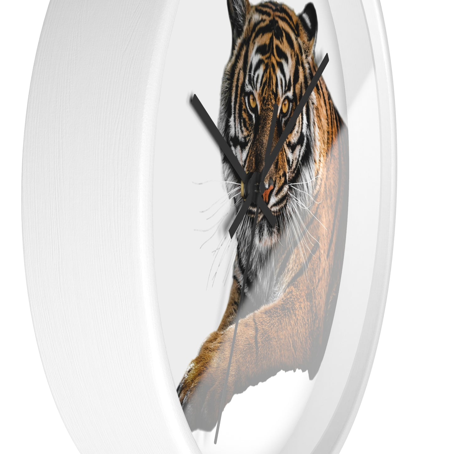 Majestic Tiger Wall Clock, Animal Theme Decor, Wildlife Clock