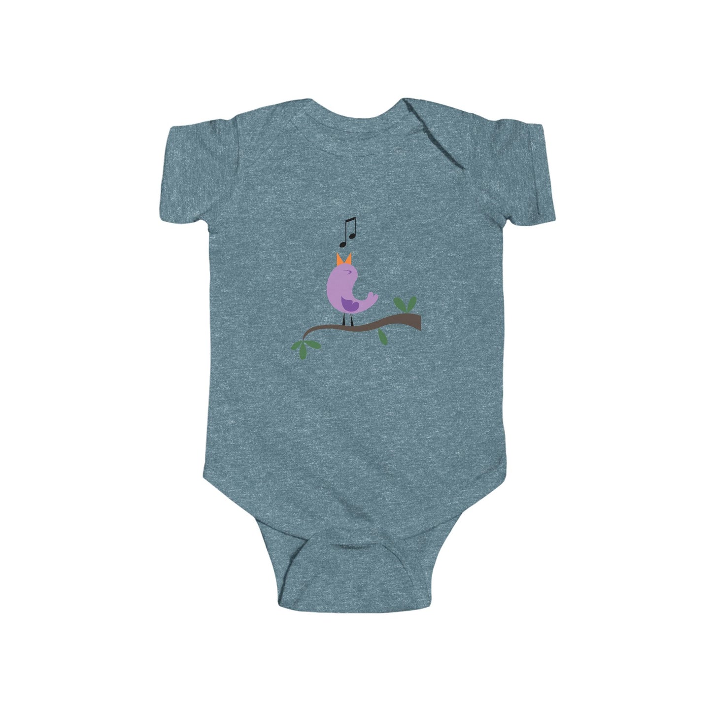 Cute Bird Music Infant Bodysuit | Baby Shower Gift, Newborn Outfit, Toddler Clothes, Spring Fashion, Baby Clothes