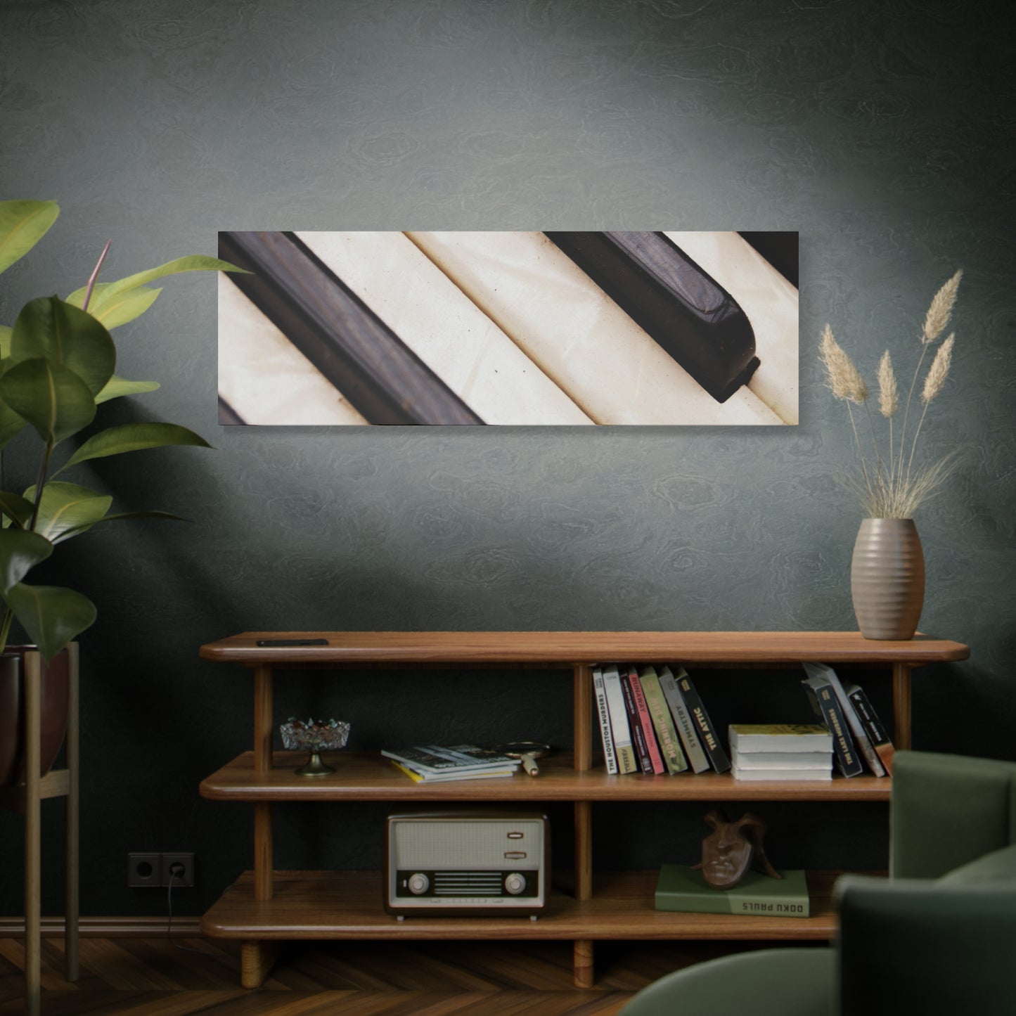 Piano Keys Canvas Wall Art, Music Decor for Home, Perfect Gift for Musicians or Music Lovers