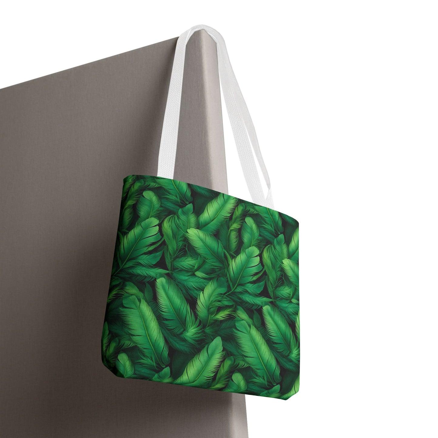 Tropical Leaf Tote Bag, Eco-Friendly Shopping Bag, Beach Day Essential, Vacation Accessory, Summer Gift Idea