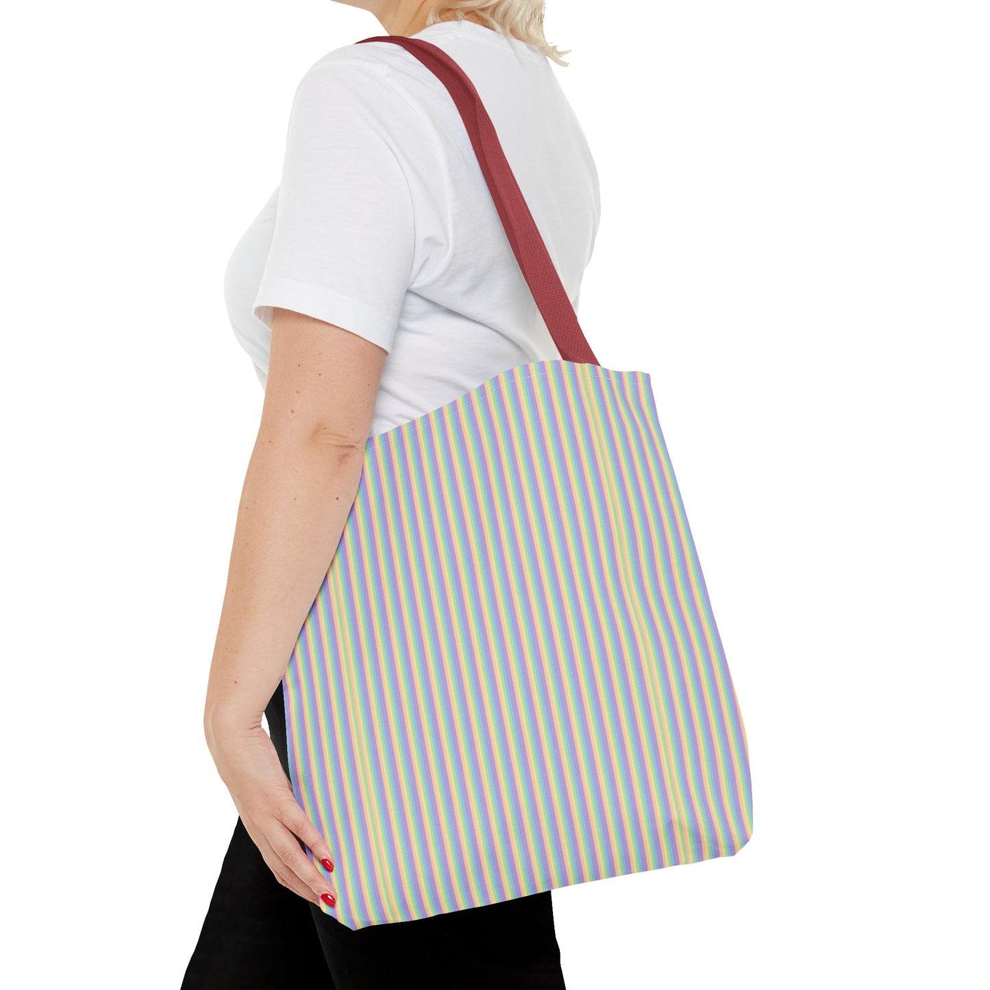 Colorful Striped Tote Bag | Reusable Shopping Bag, Beach Tote, Eco-Friendly Gift, Everyday Carryall, Summer Essentials