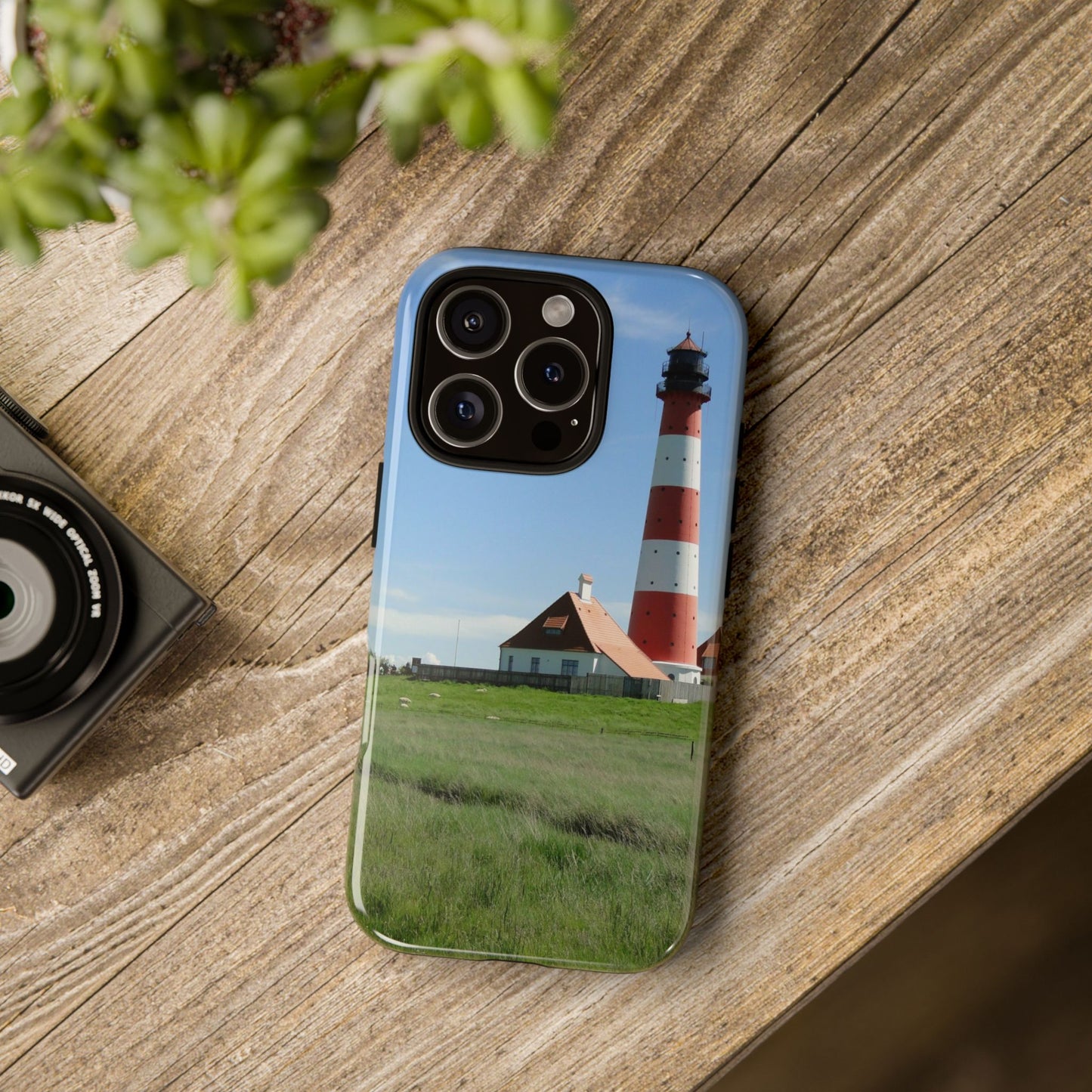 Lighthouse Phone Case - Coastal Vibes, Nautical Gift, Ocean Lover Accessory, Beach Aesthetic, Customizable Design