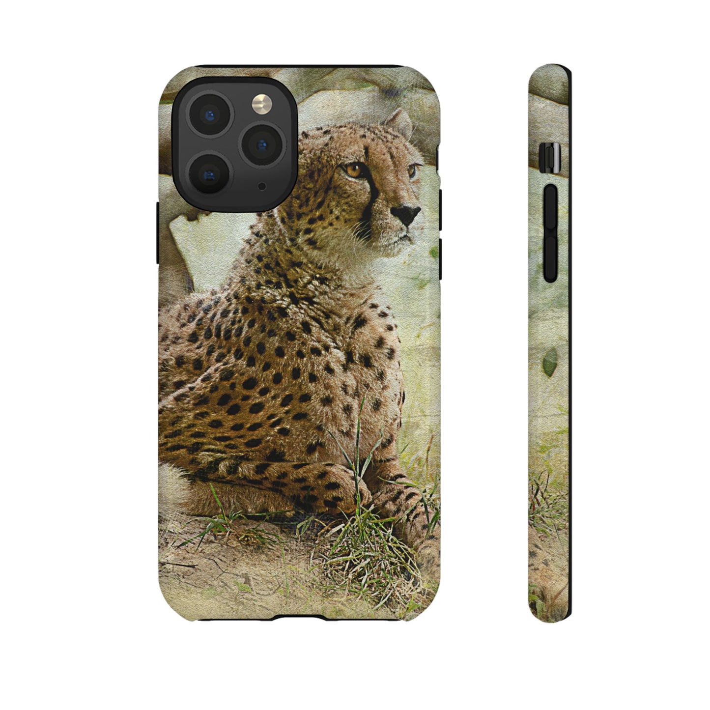 Cheetah Phone Case, Tough Cases, Animal Lover Gift, Wildlife Protection, Eco-Friendly Mobile Cover, Unique Phone Accessory