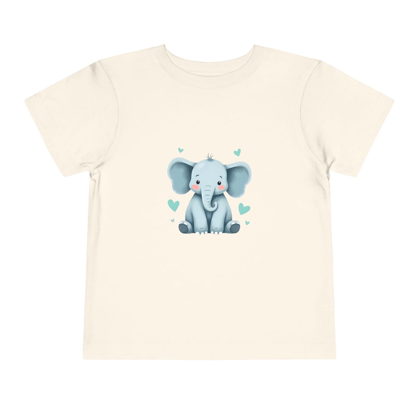 Adorable Elephant Toddler Tee, Kids Short Sleeve Shirt, Cute Baby Clothes, Elephant Lover Gift, Birthday Outfit