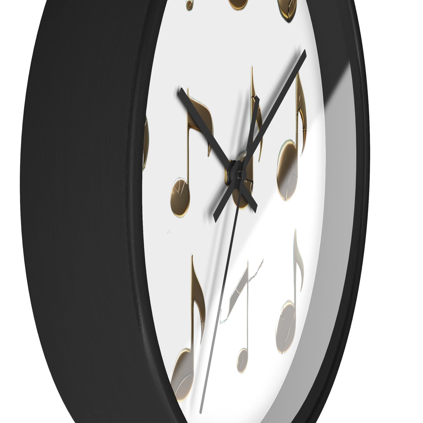 Musical Notes Wall Clock - Perfect for Musicians, Music Lovers