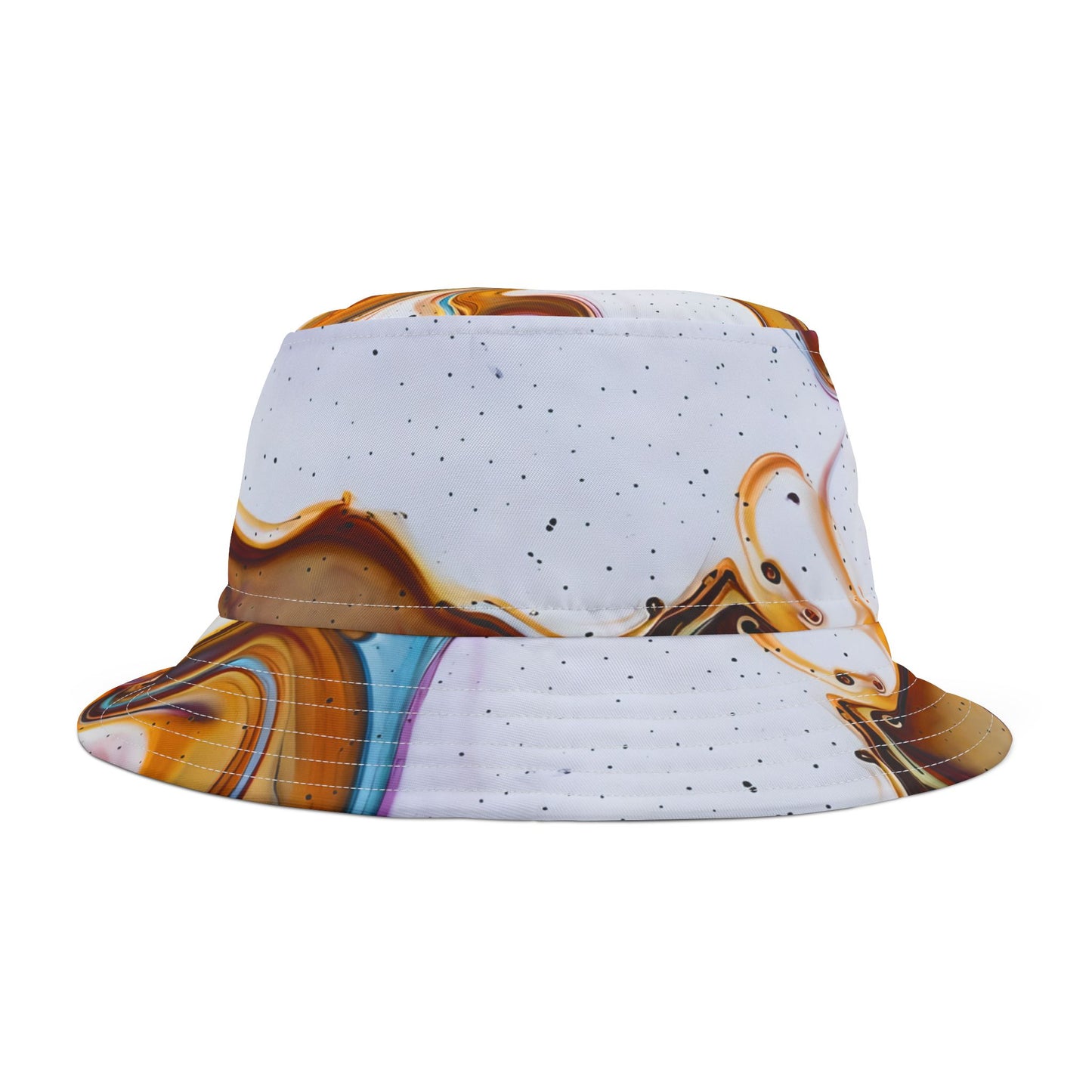 Colorful Abstract Bucket Hat, Summer Fashion Accessory, Beach Hat