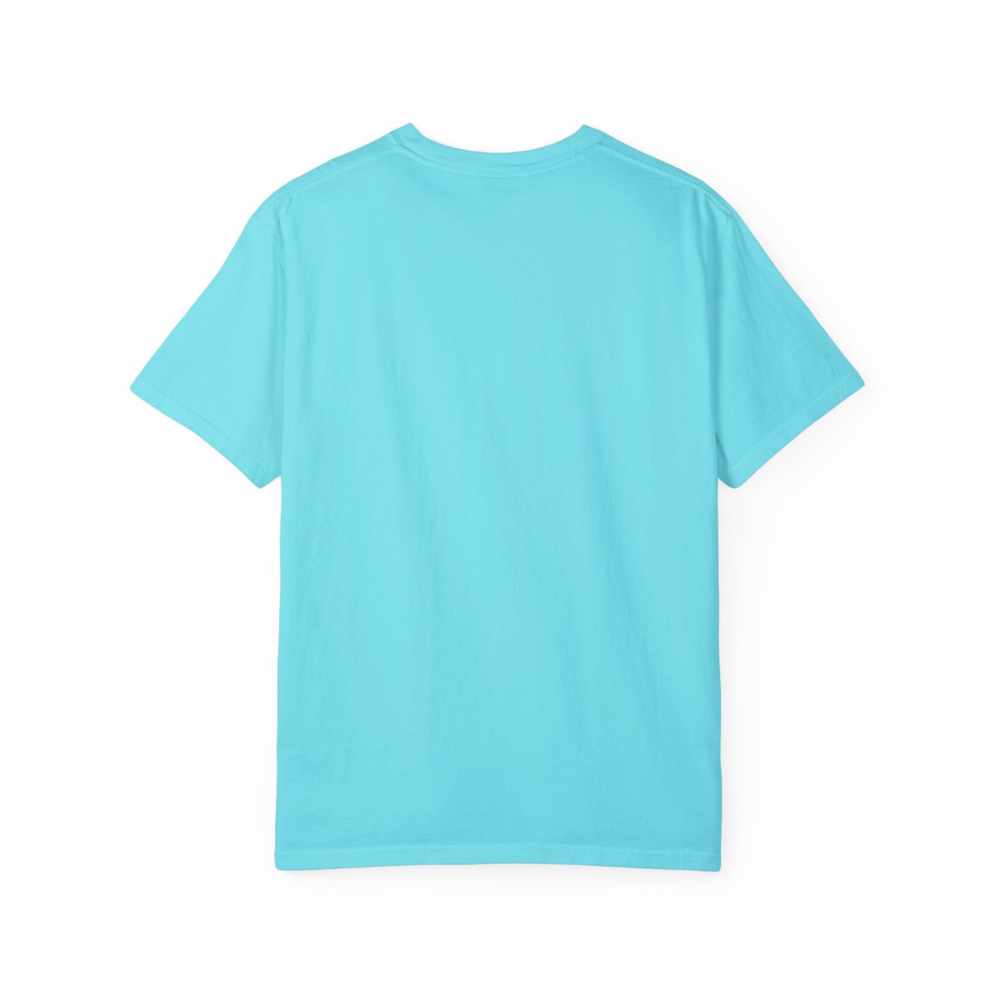 Vibrant Unisex Garment-Dyed T-shirt Featuring Colorful Jester Design, Festival Fashion
