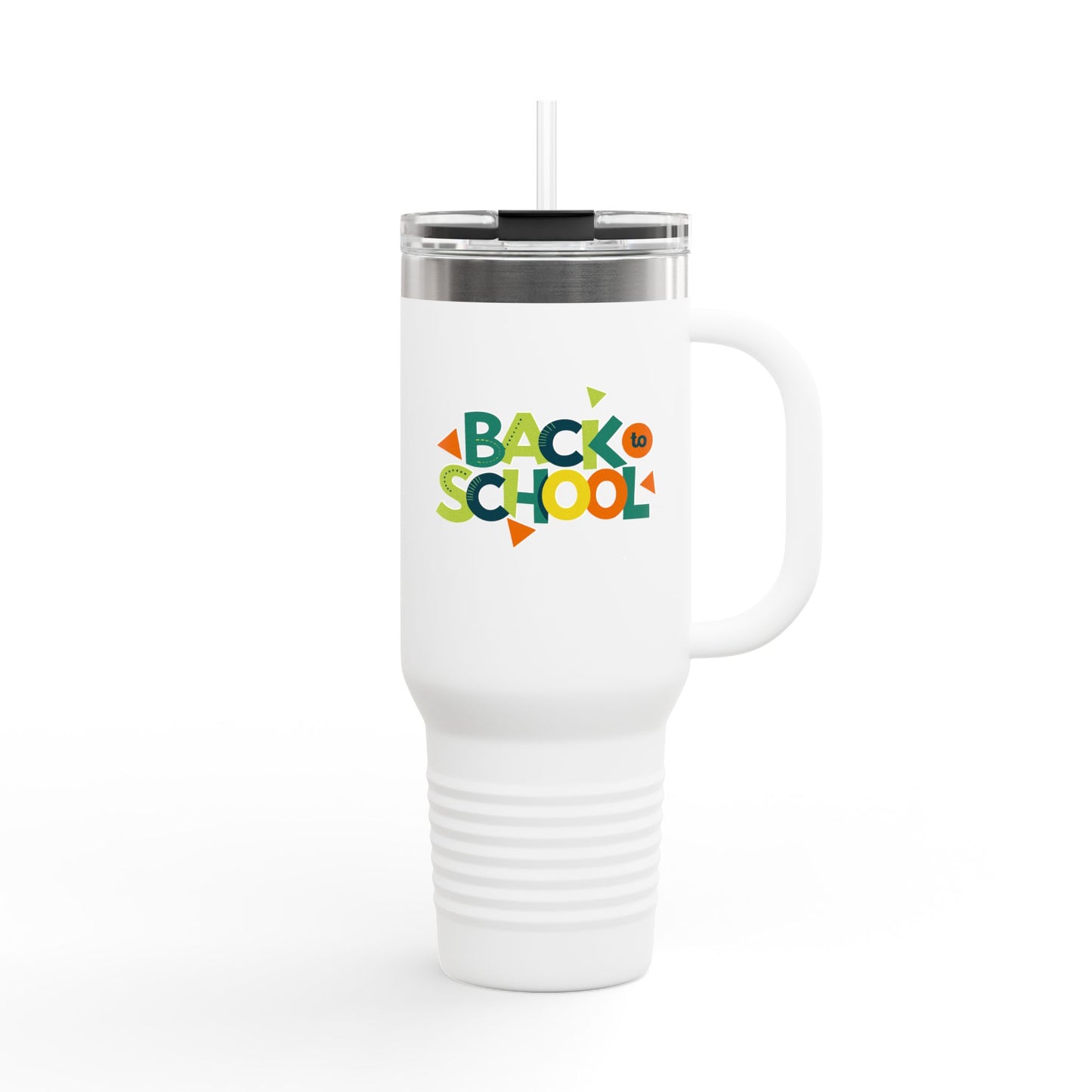 Back to School Insulated Travel Mug | 40oz for Students, Teachers, Perfect Gift, Graduation, Eco-Friendly
