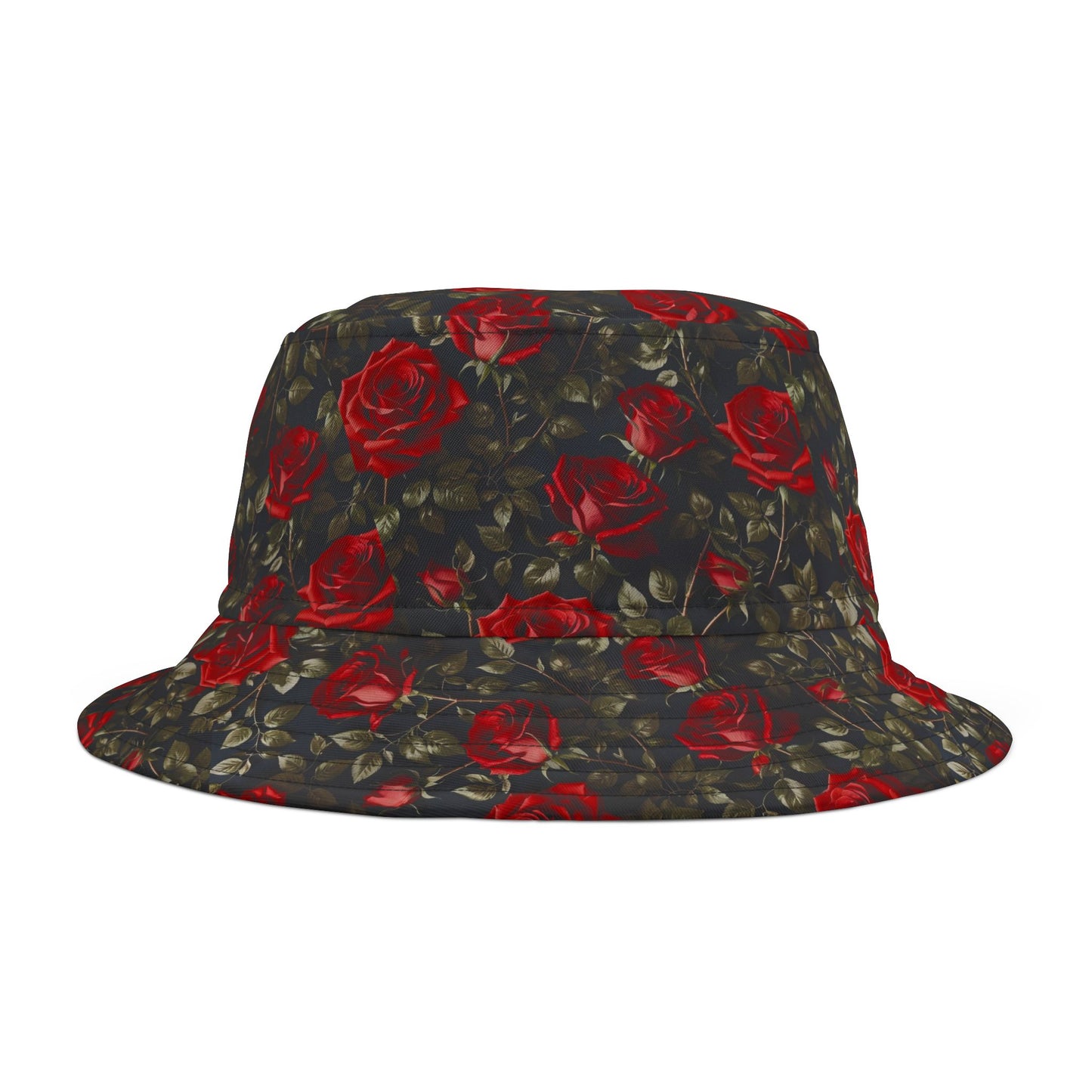 Rose Print Bucket Hat, Floral Bucket Hat, Trendy Summer Hat, Gift for Her, Boho Style Accessory