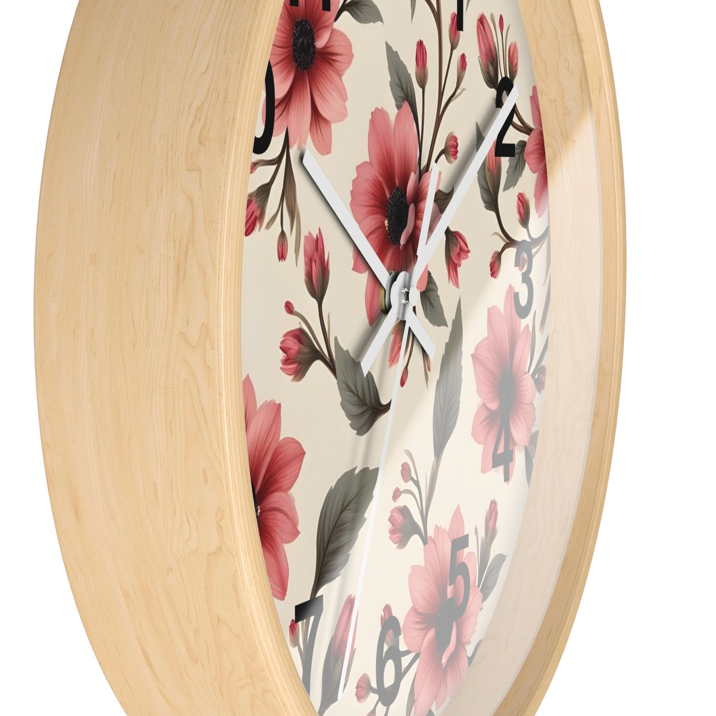 Wall Clock - Flowers