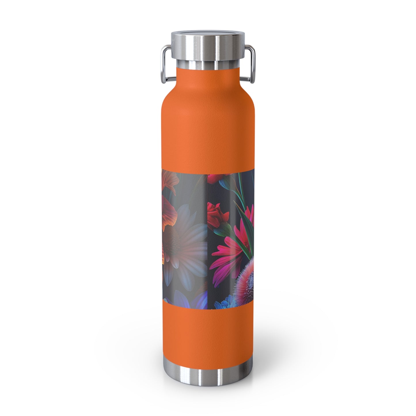 Astrological Copper Insulated Bottle, Cosmic Travel Mug, Horoscope Water Bottle, Starry Flask, Unique Gift for Astrology Lovers