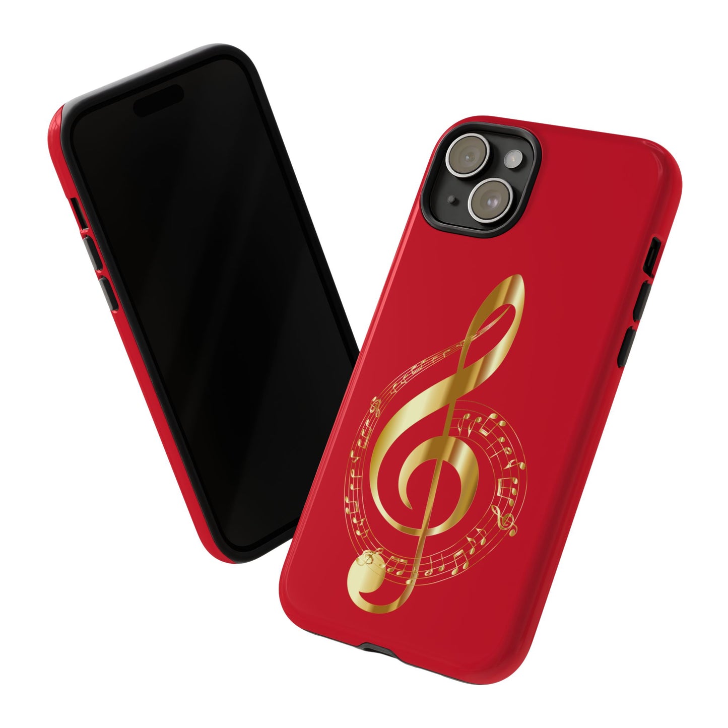 Tough Cases - Red Musical Note
