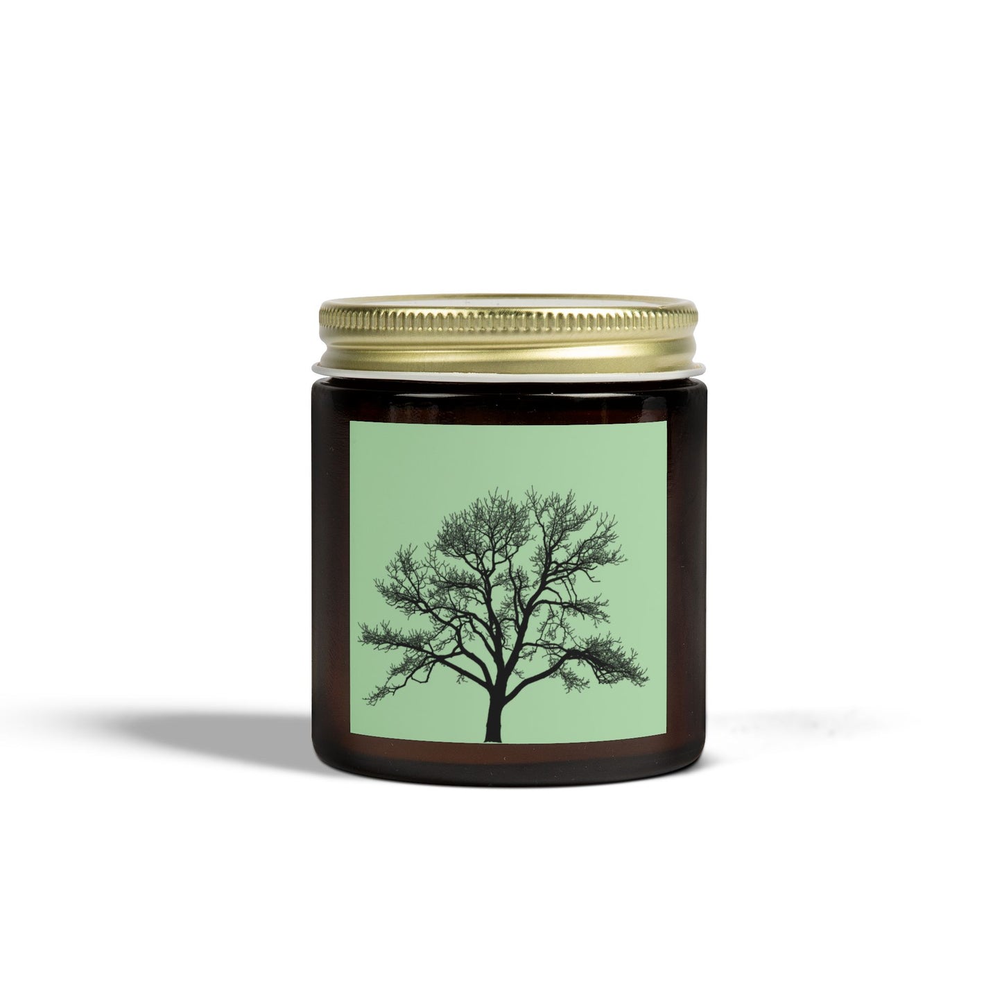 Nature-Inspired Scented Candles, Eco-Friendly Coconut Apricot Wax, Tree Design for Relaxation, Home Decor, Gift for Any Occasion