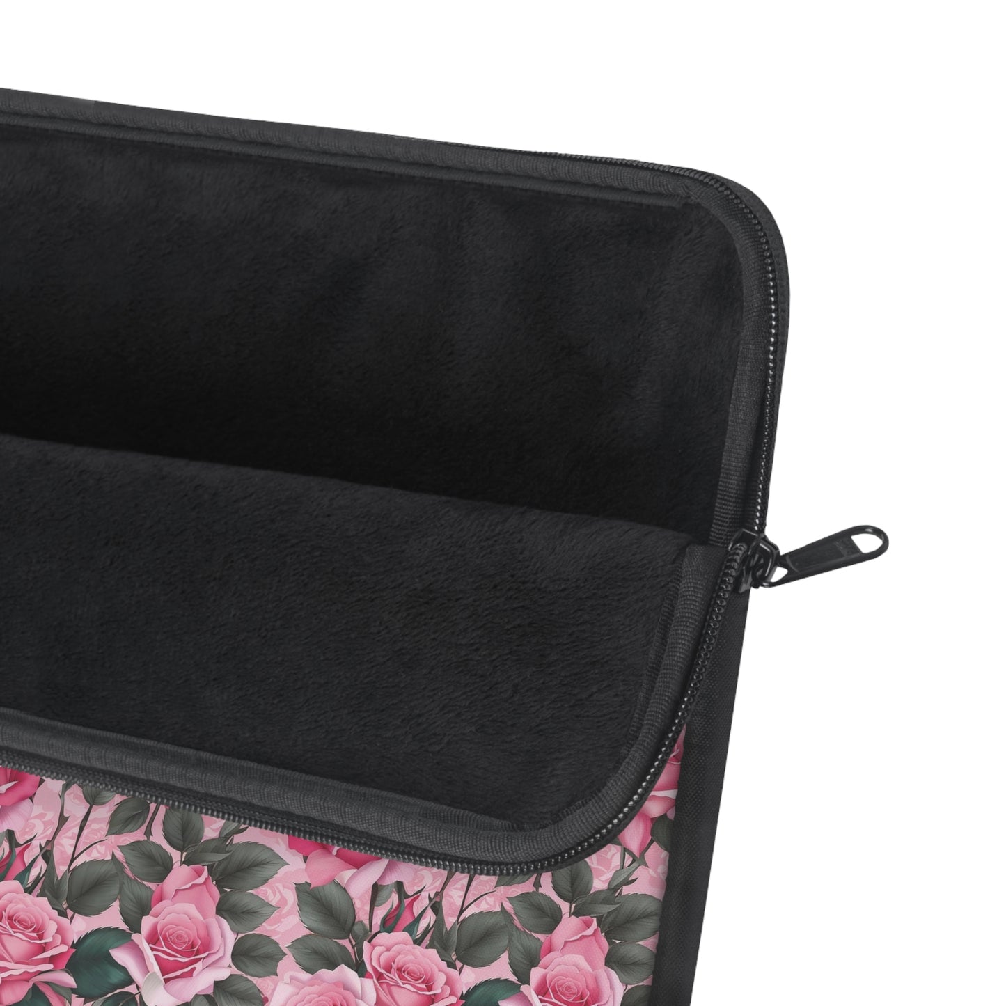 Floral Laptop Sleeve - Elegant Rose Design, Computer Case, Gifts for Her, Stylish Office Accessory, Mother's Day
