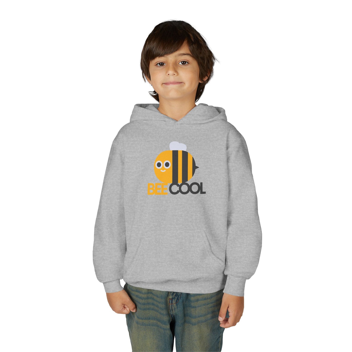 Youth Heavy Blend Hooded Sweatshirt - Bee Cool