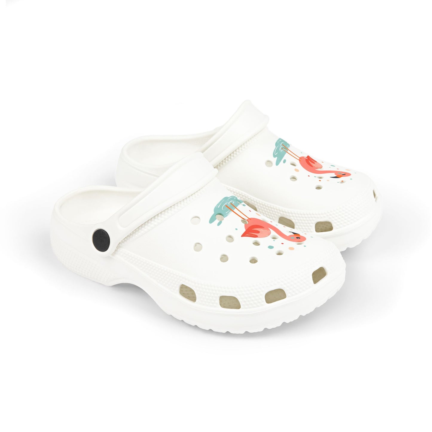 Kids' Fun Flamingo Clogs – Comfortable Footwear, Summer Style, Outdoor Play, Beach Fun, Gift for Kids
