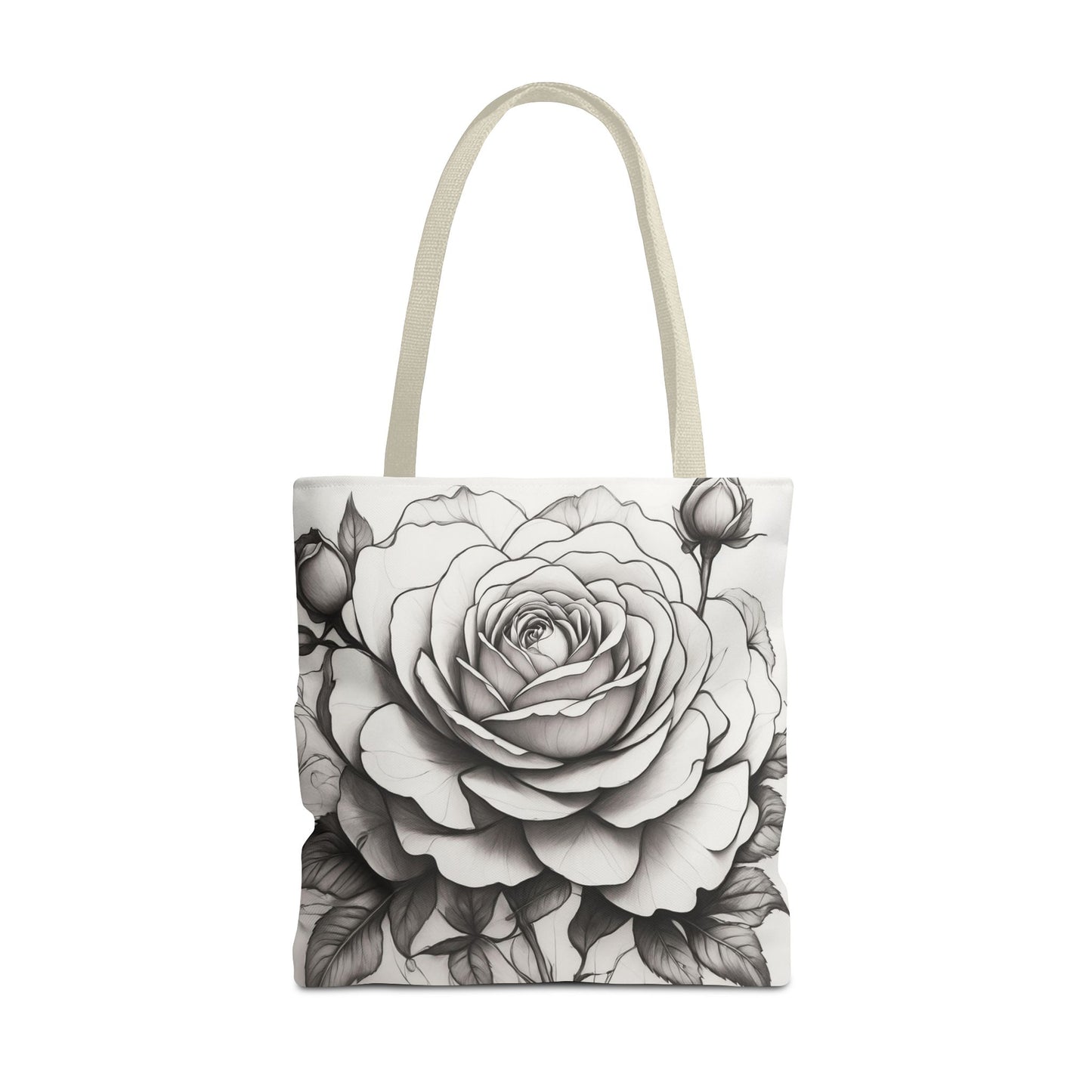 Elegant Floral Tote Bag, Garden Lover Gift, Shopping Bag, Art Print Tote, Mother's Day Gift, Eco-Friendly Canvas Bag