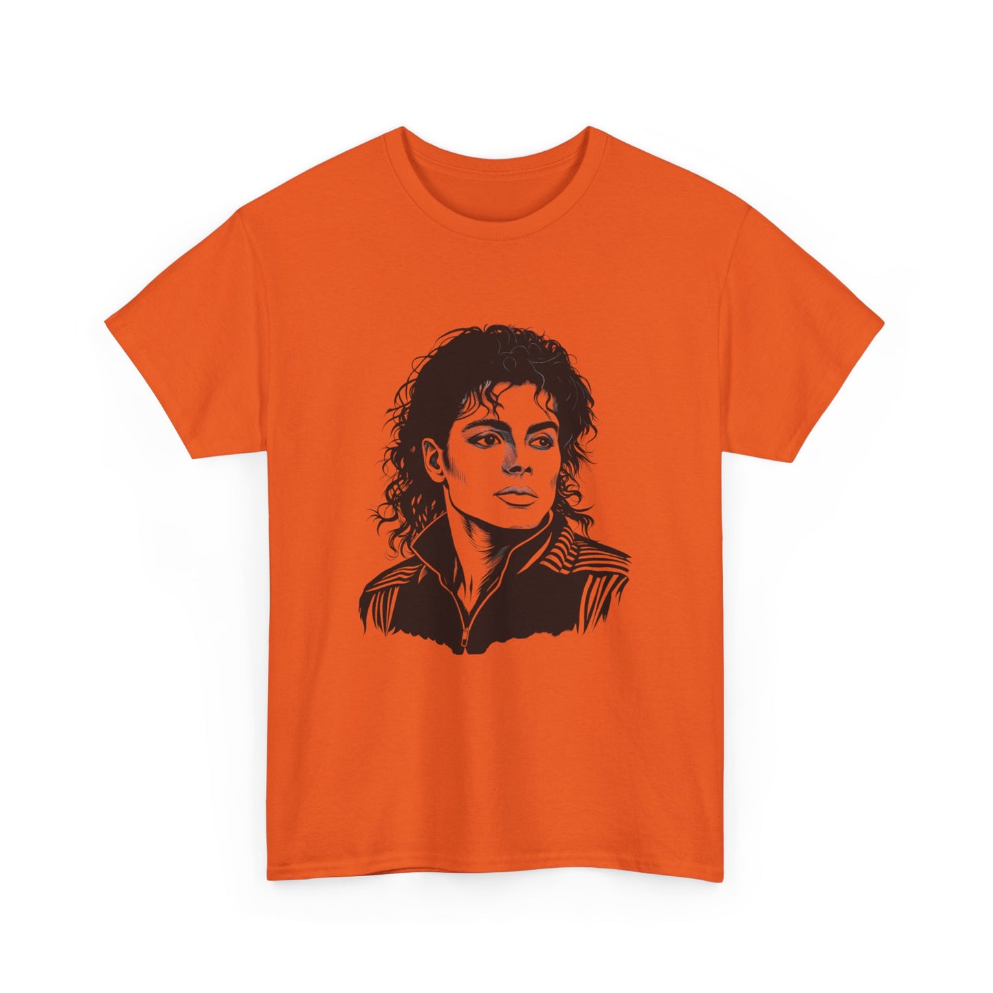 Michael Inspired Unisex Heavy Cotton Tee, Vintage Style Shirt, Retro Graphic Tee, Music Lover Gift, Unisex Casual Wear