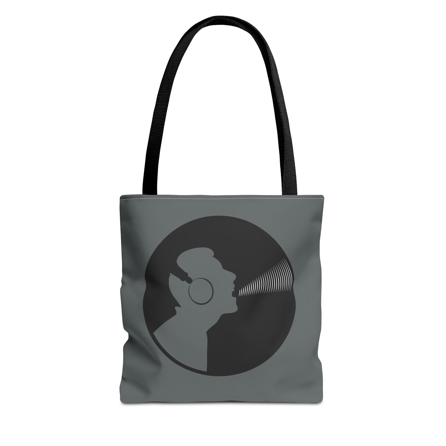 Music Lover's Tote Bag, Stylish Bag for Vinyl Enthusiasts, Gift for Music Lovers, Unique Shopping Tote, Record Player Accessory