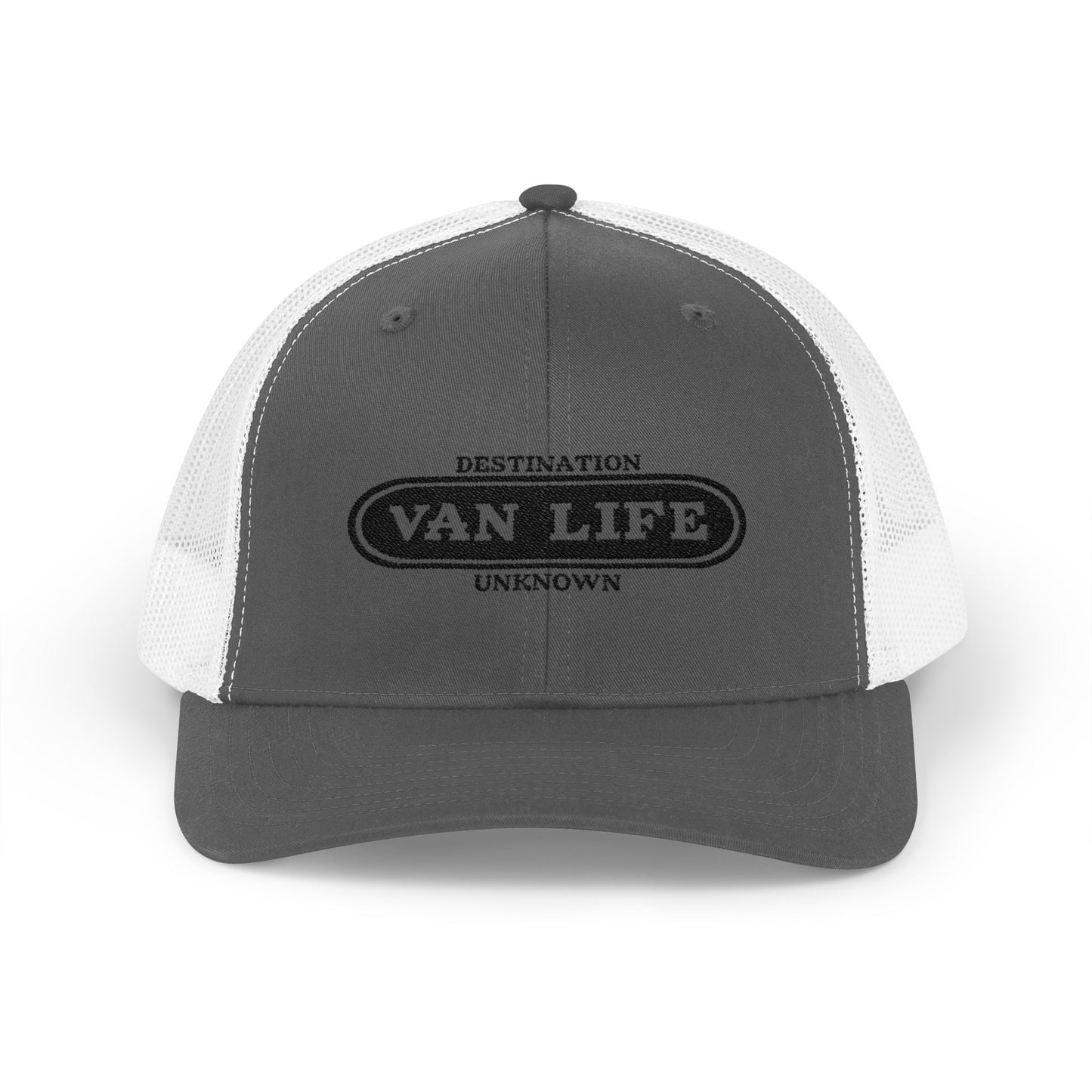 Van Life Snapback Trucker Cap, Adventure Hat, Travel Gift, Bohemian Style Cap, Outdoor Lifestyle Gear, Vacation Ready Accessory