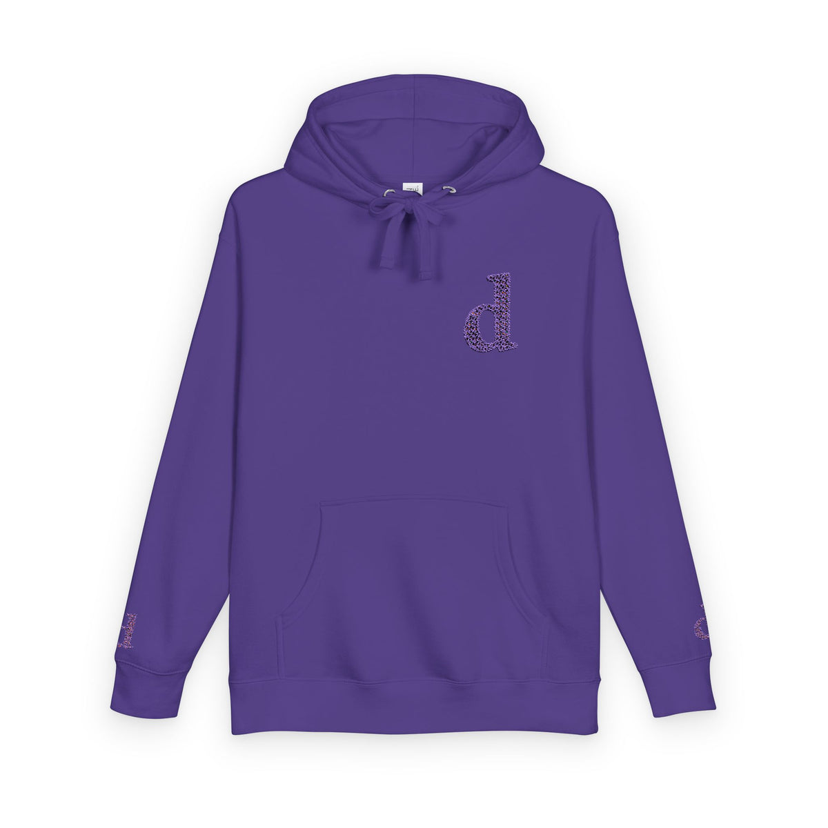 Floral Initial Unisex Fleece Hoodie | Cozy Casual Wear, Gifts for Her, Monogrammed Hooded Sweatshirt, Fall Fashion, Birthday Present