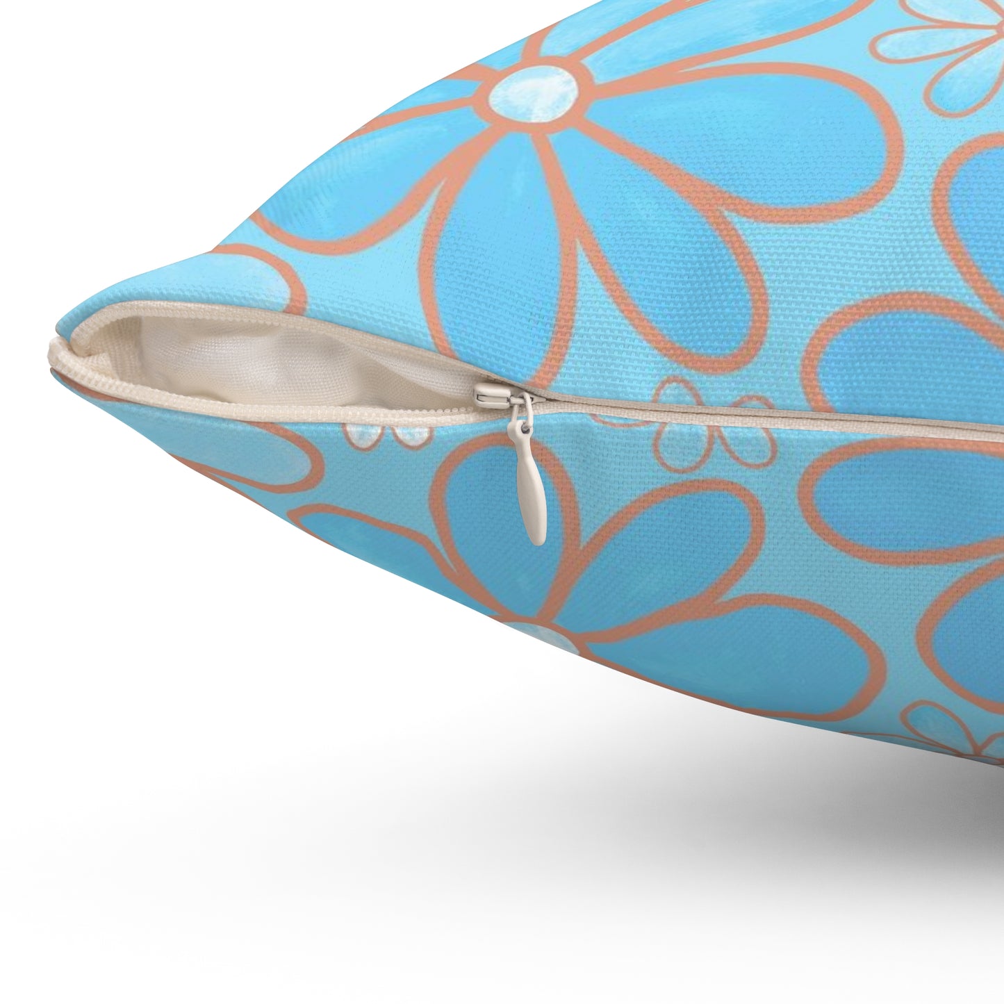Floral Decorative Pillow, Flower Accent Cushion, Cozy Home Decor, Spring/Summer Vibes, Gift for Flower Lovers, Couch Pillow