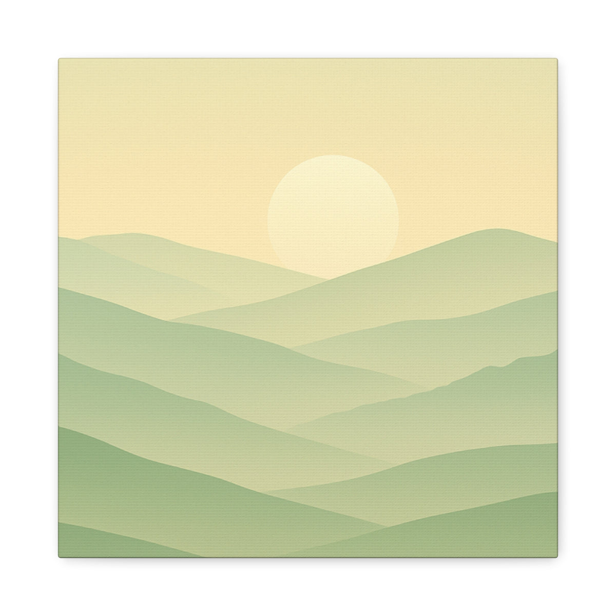 Matte Canvas, Stretched, 1.25" Sunset or Sunrise